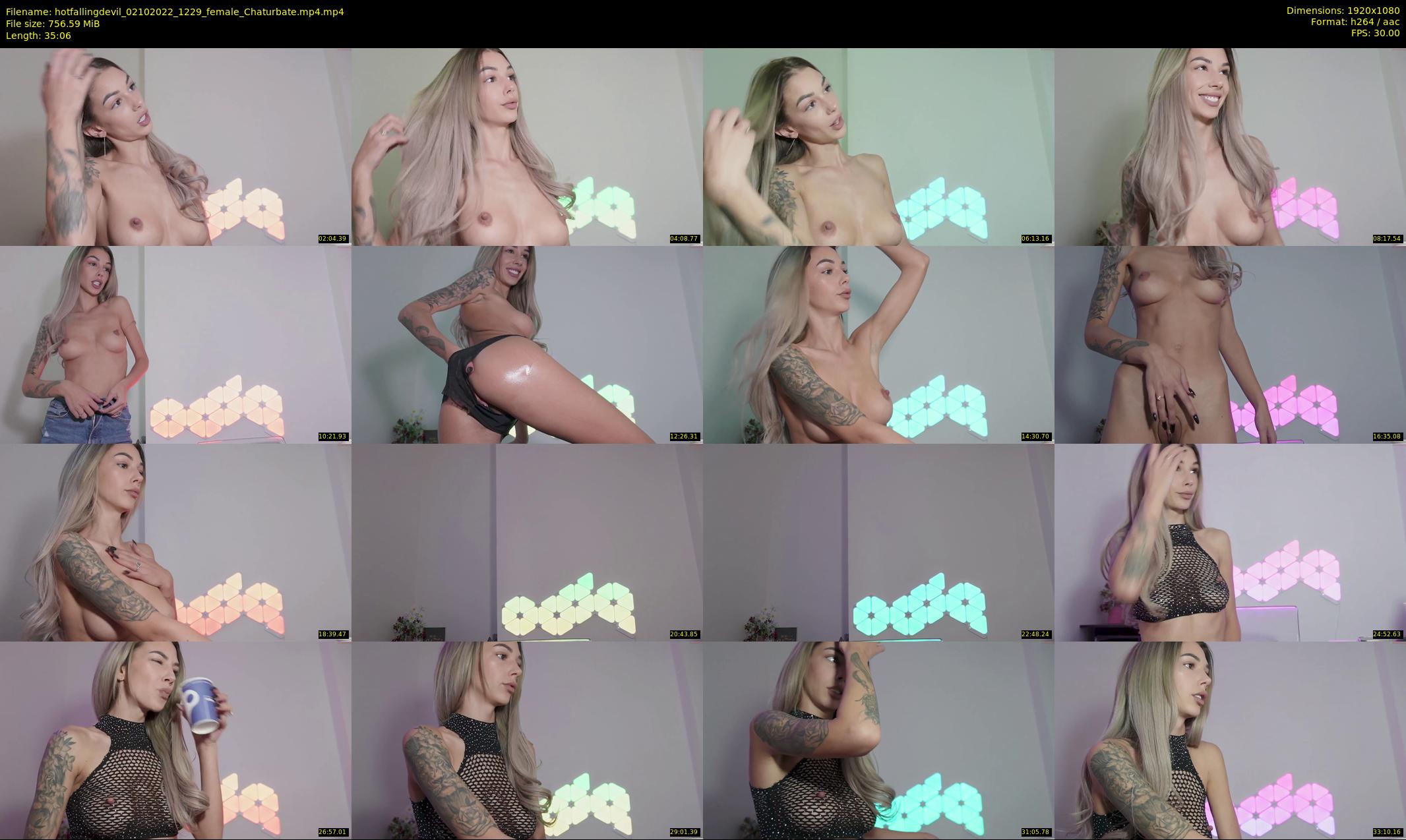 hotfallingdevil — 36 minute Chaturbate female cam show recording, 1080p, Oct 2, 2022