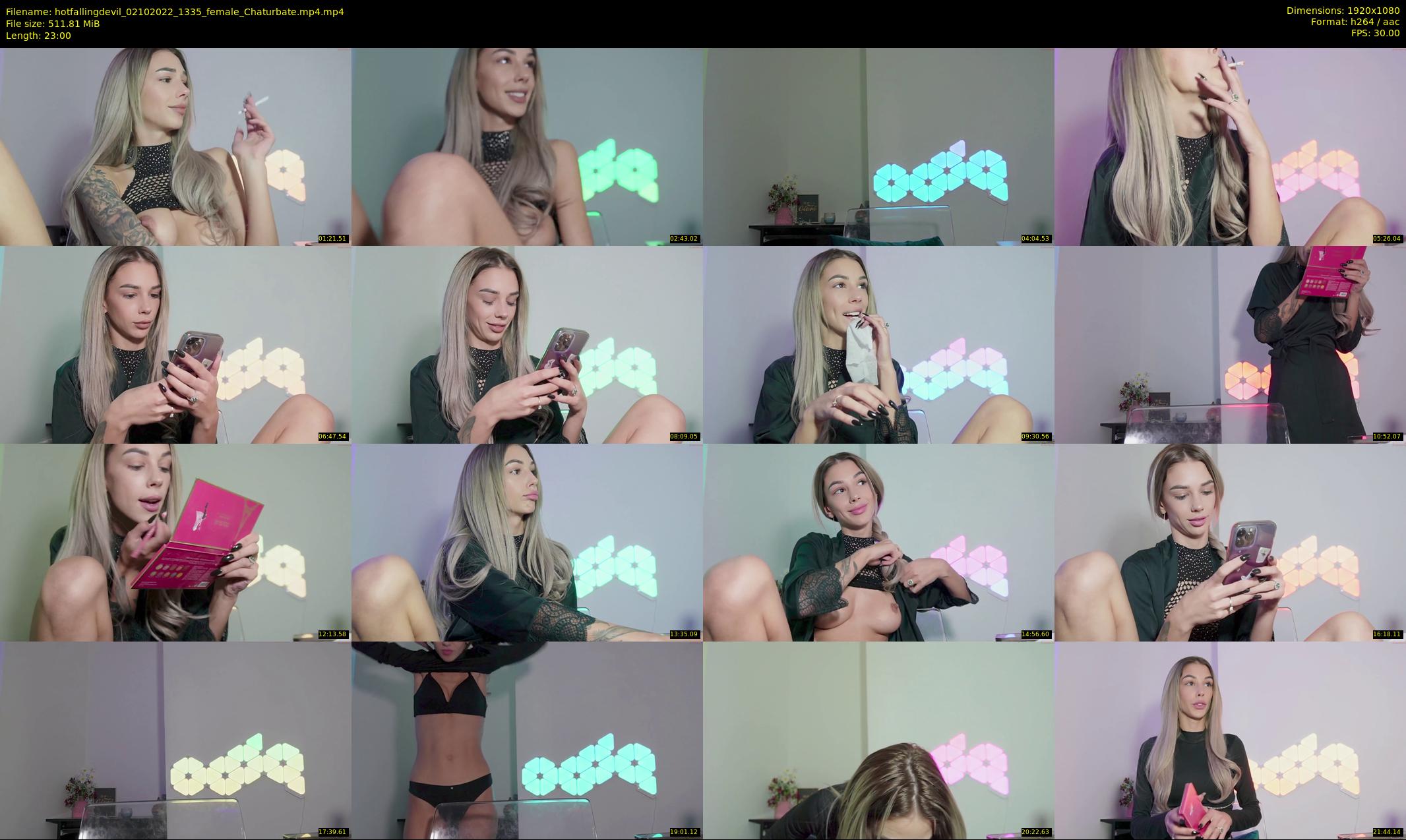 hotfallingdevil — 23 minute Chaturbate female cam show recording, 1080p, Oct 2, 2022