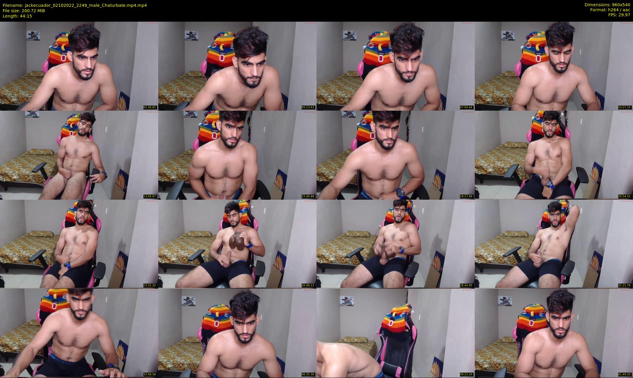 jackecuador — 45 minute Chaturbate male cam show recording, 480p, Oct 2, 2022