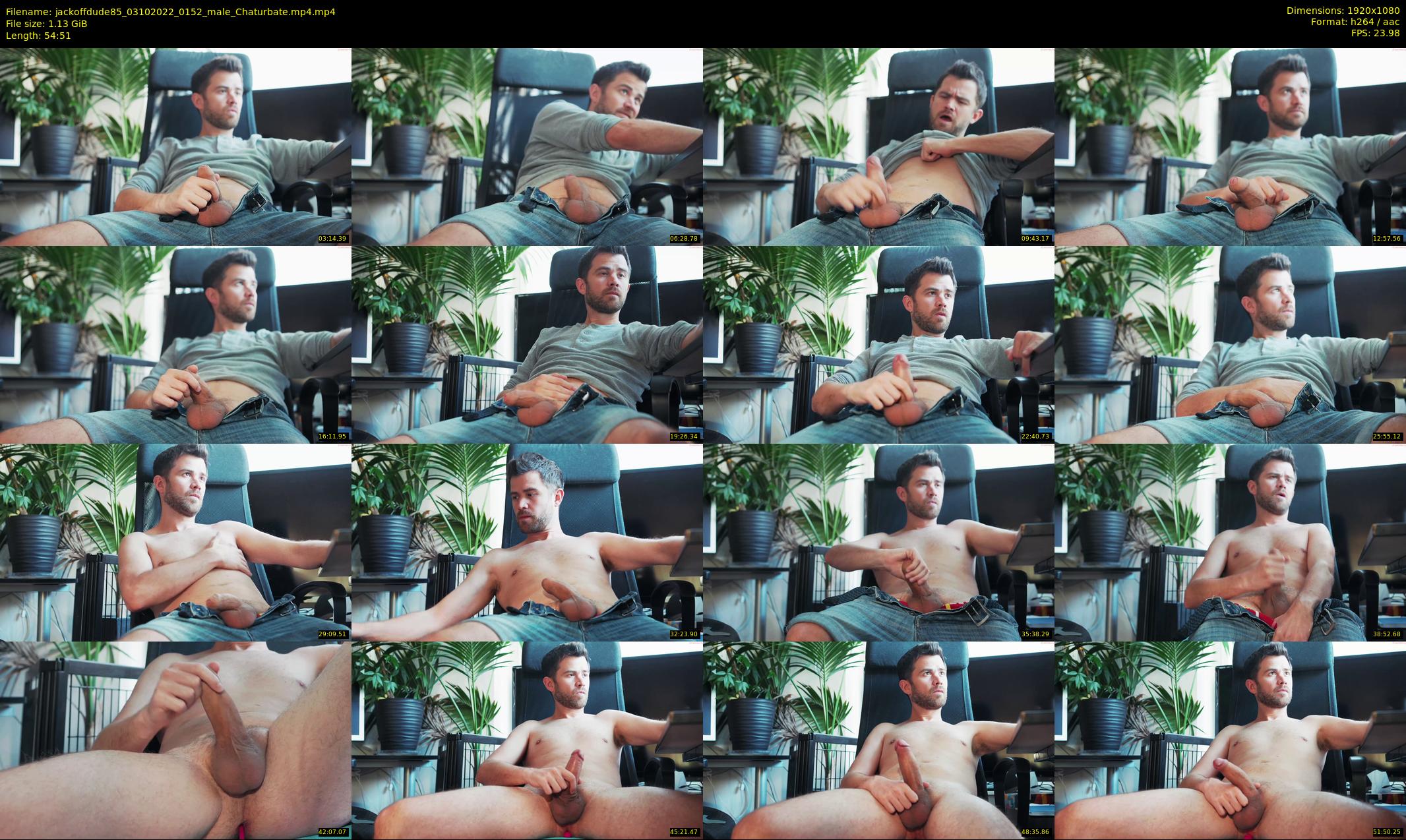 jackoffdude85 — 55 minute Chaturbate male cam show recording, 1080p, Oct 3, 2022