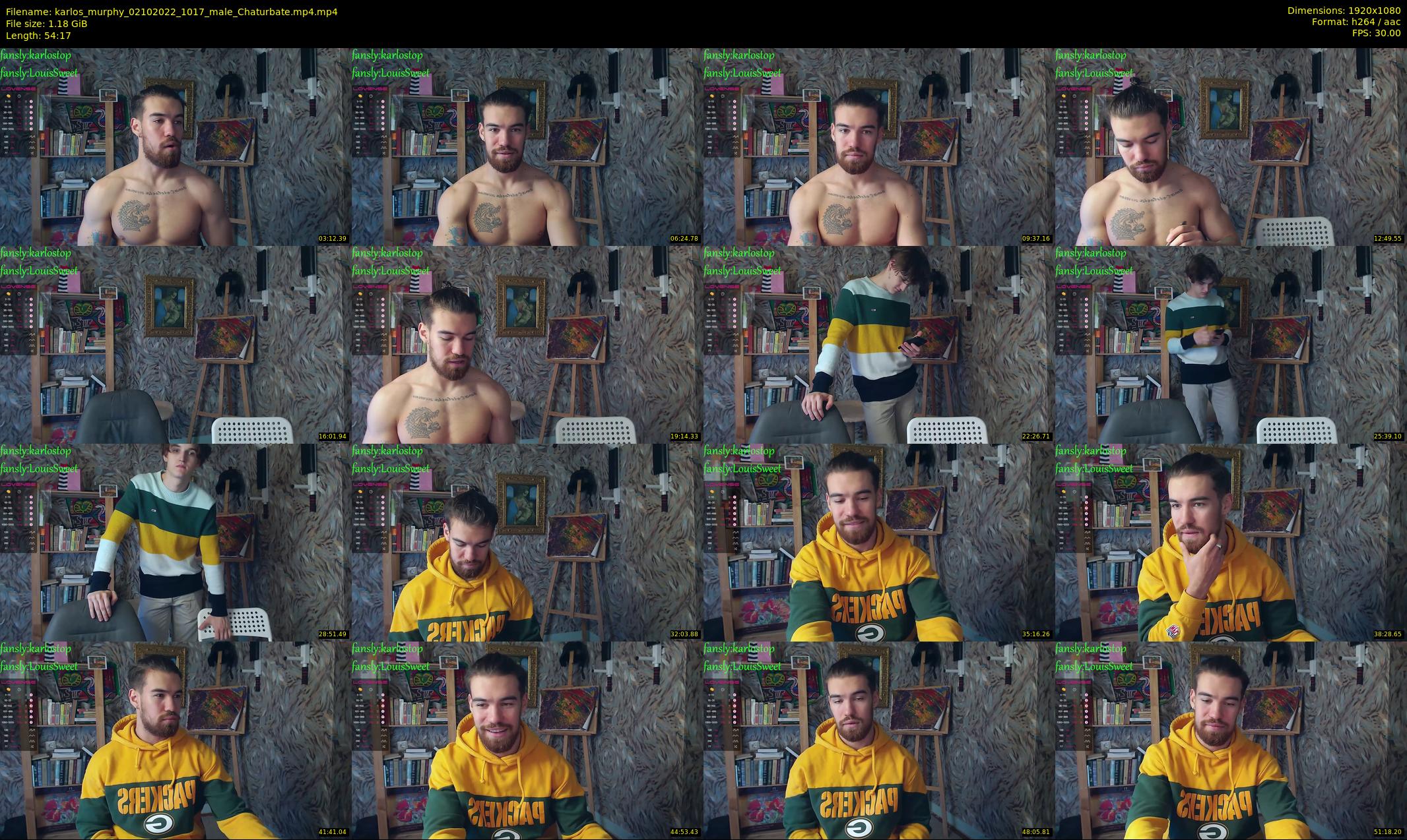 karlos_murphy — 55 minute Chaturbate male cam show recording, 1080p, Oct 2, 2022