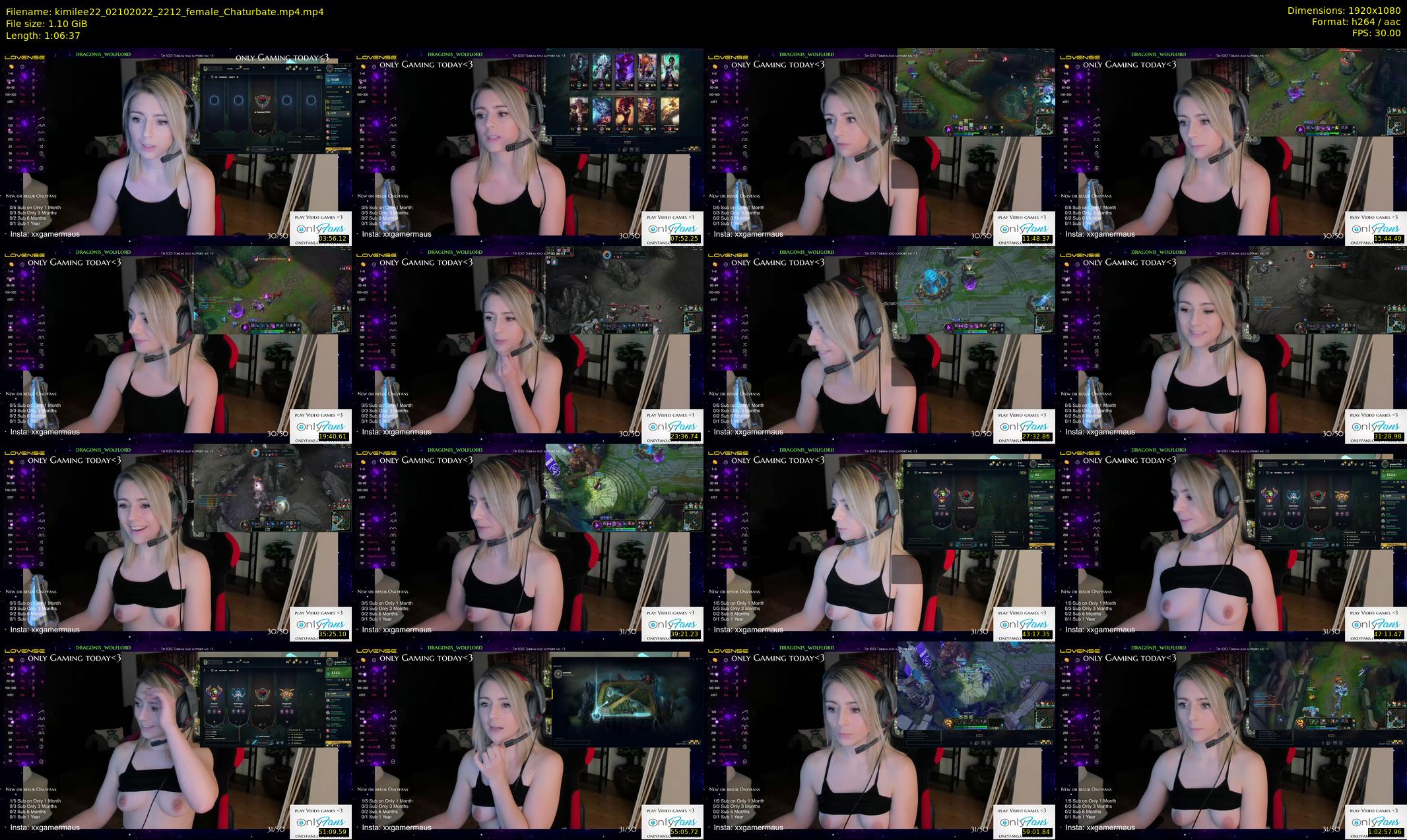 kimilee22 — 67 minute Chaturbate female cam show recording, 1080p, Oct 2, 2022