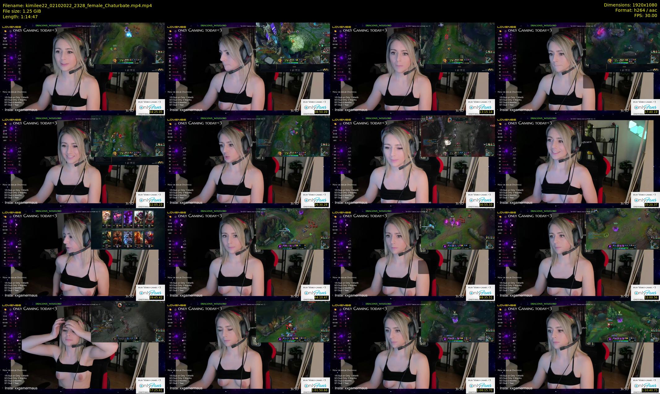 kimilee22 — 75 minute Chaturbate female cam show recording, 1080p, Oct 2, 2022