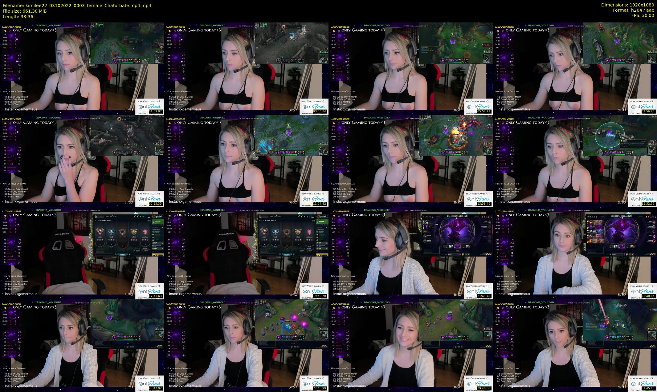 kimilee22 — 34 minute Chaturbate female cam show recording, 1080p, Oct 3, 2022