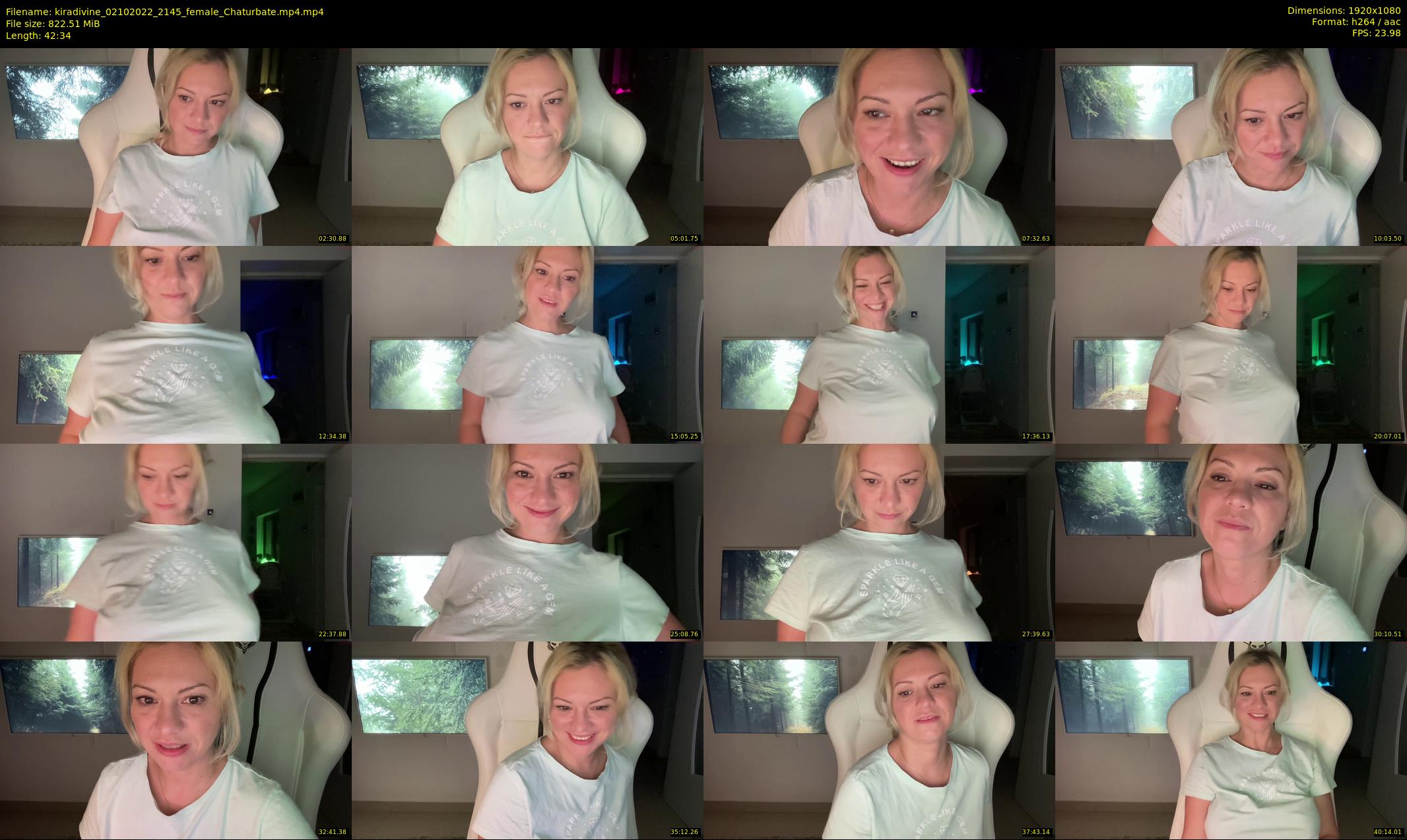 kiradivine — 43 minute Chaturbate female cam show recording, 1080p, Oct 2, 2022