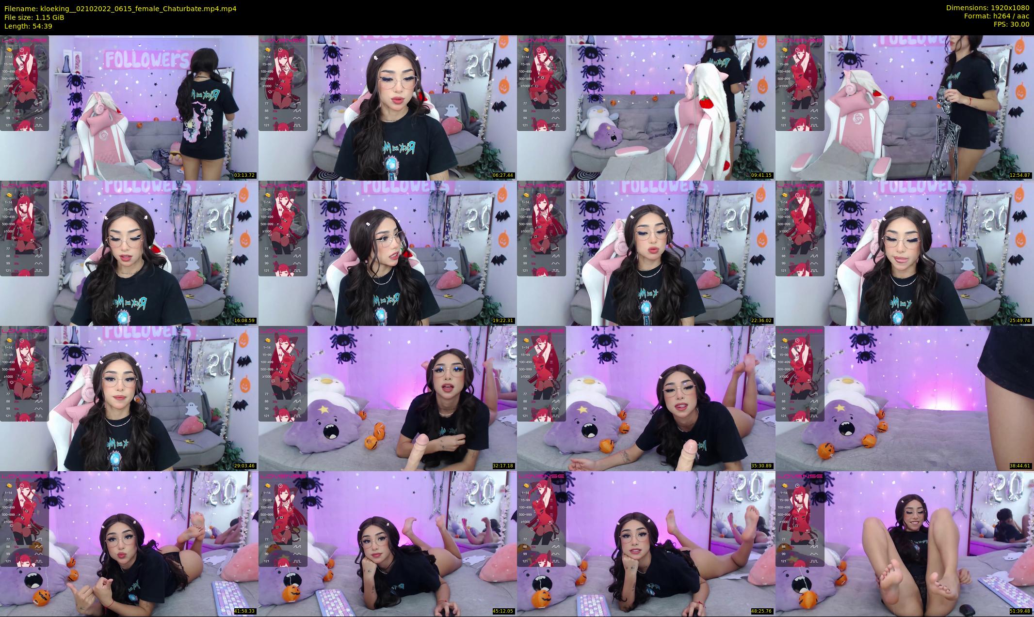 kloeking_ — 55 minute Chaturbate female cam show recording, 1080p, Oct 2, 2022