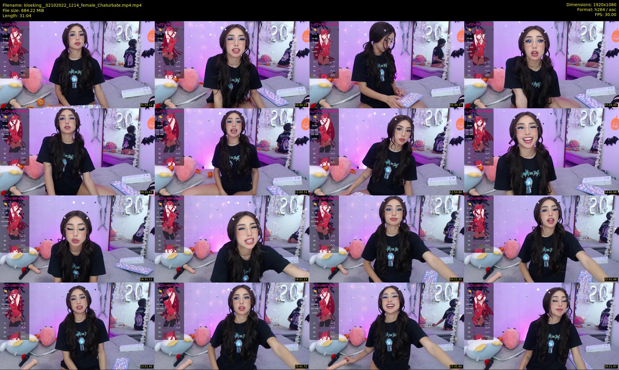 kloeking_ — 32 minute Chaturbate female cam show recording, 1080p, Oct 2, 2022