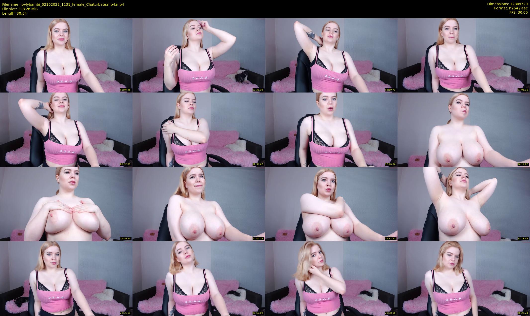lovlybambi — 31 minute Chaturbate female cam show recording, 720p, Oct 2, 2022