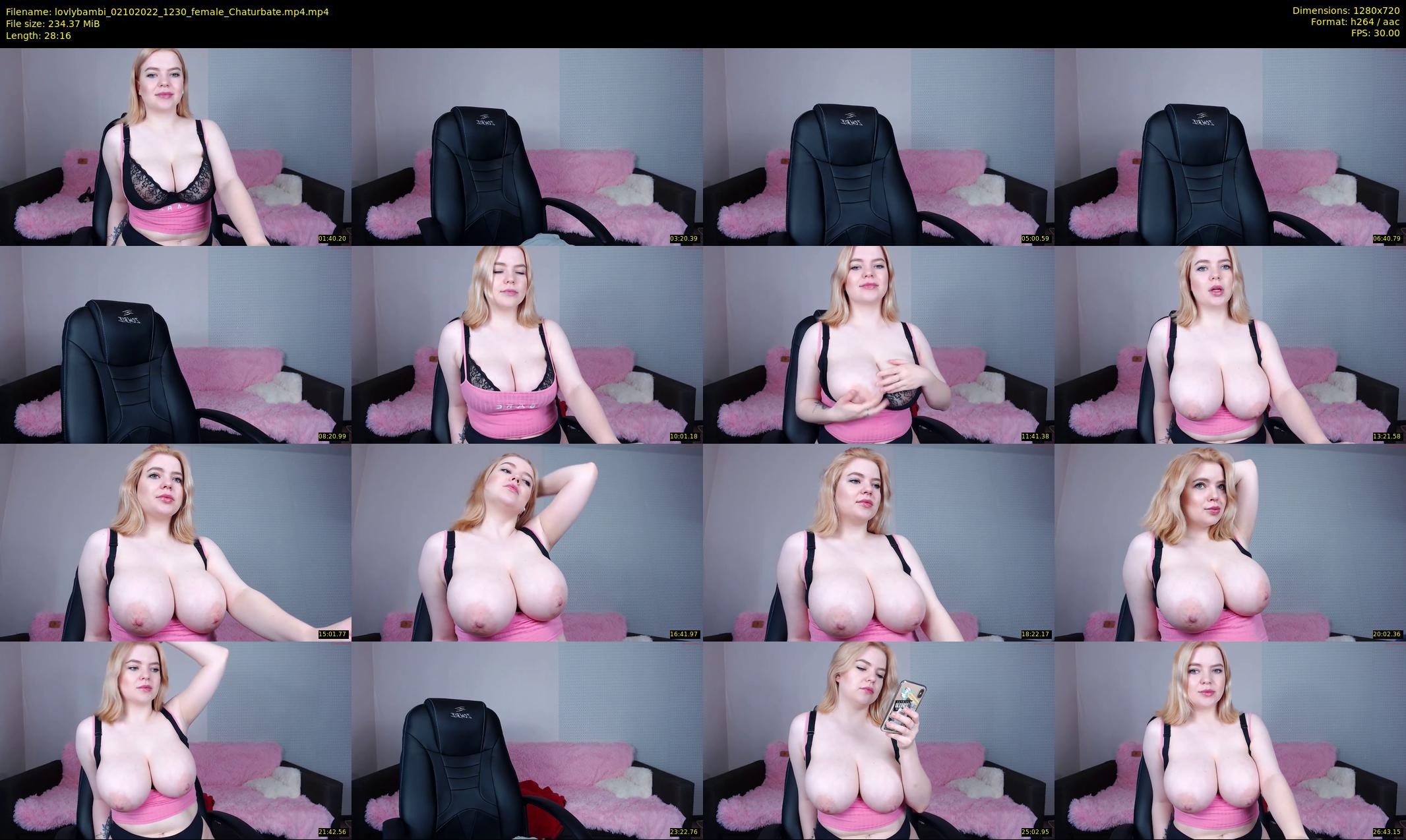 lovlybambi — 29 minute Chaturbate female cam show recording, 720p, Oct 2, 2022