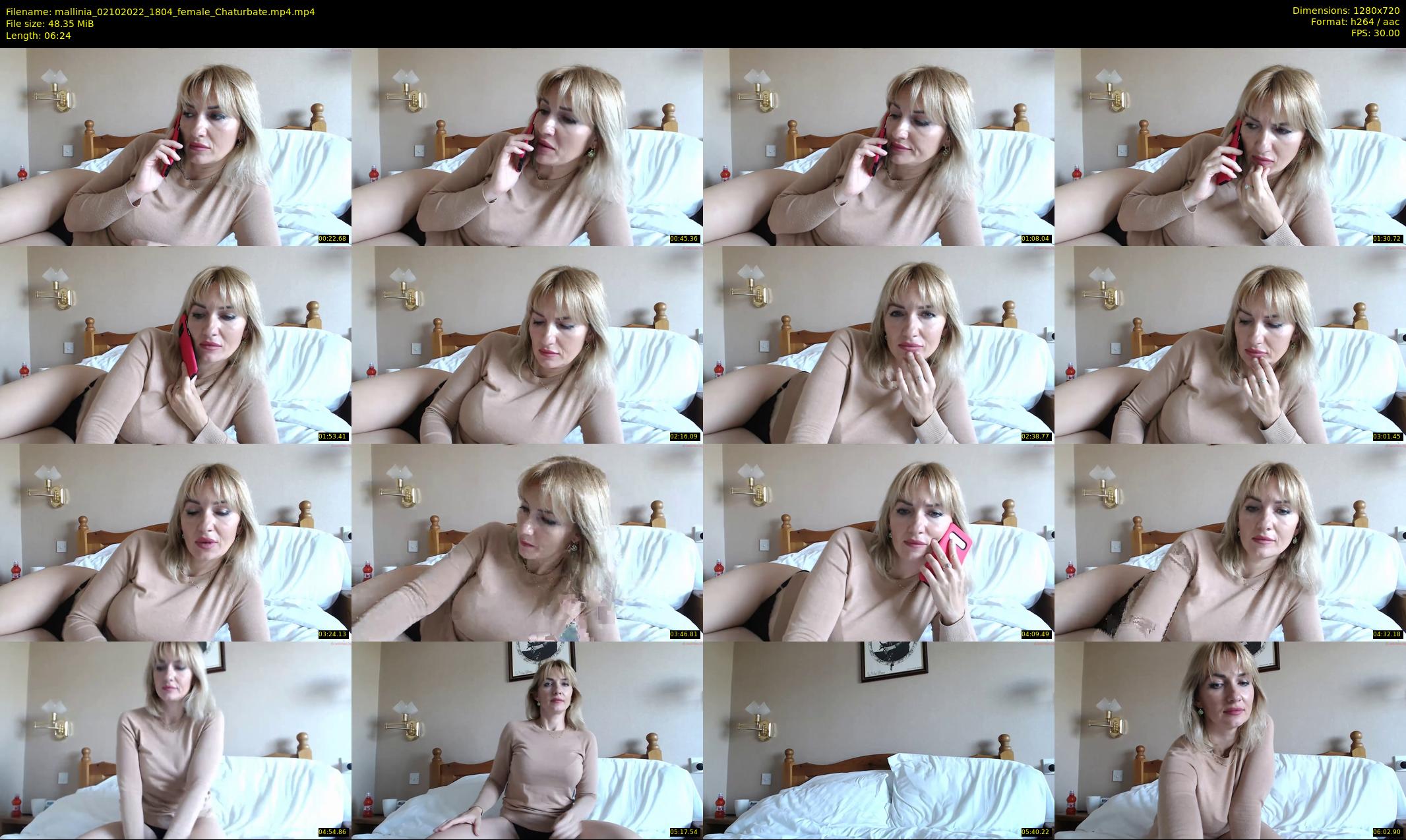 mallinia — 7 minute Chaturbate female cam show recording, 720p, Oct 2, 2022