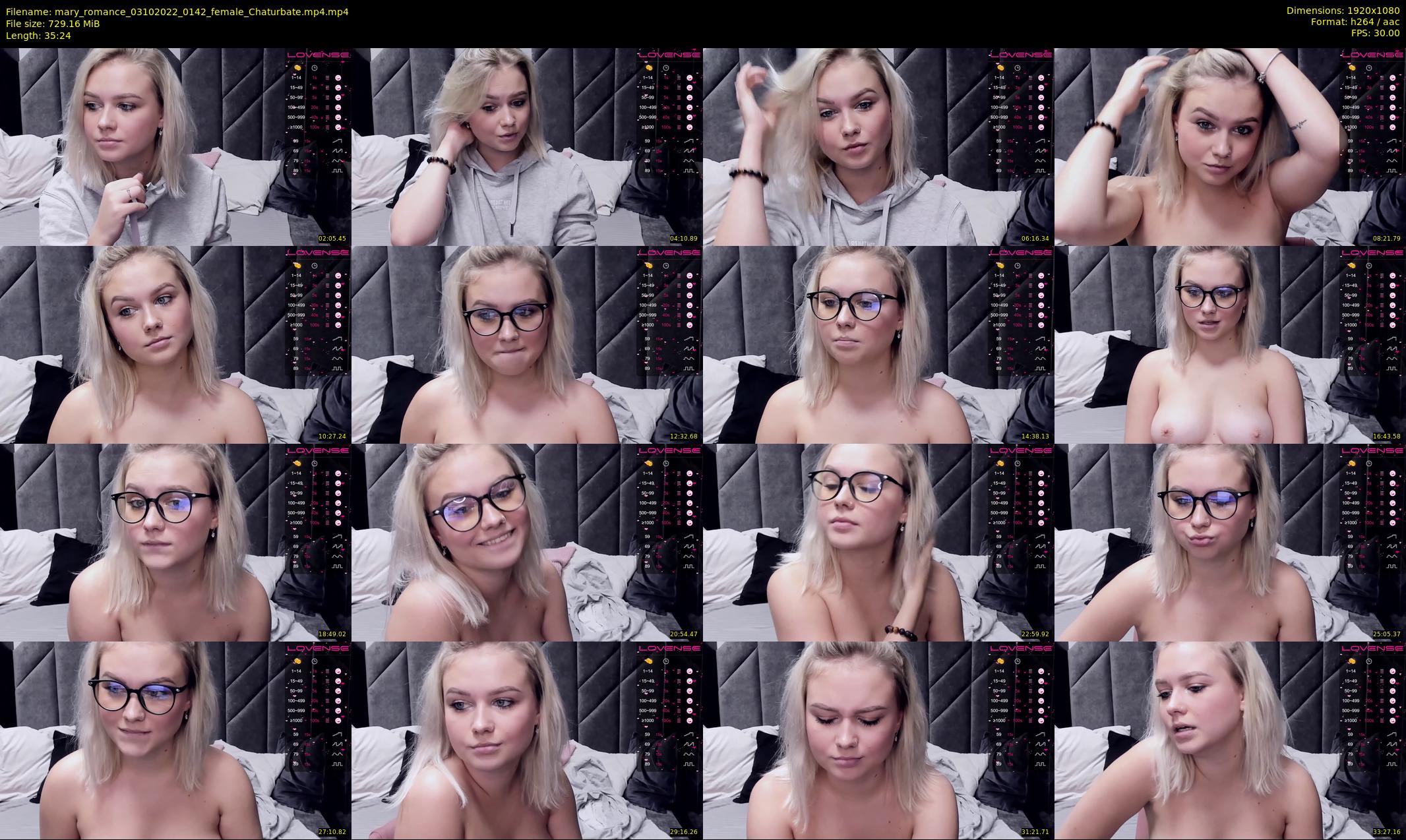 mary_romance — 36 minute Chaturbate female cam show recording, 1080p, Oct 3, 2022