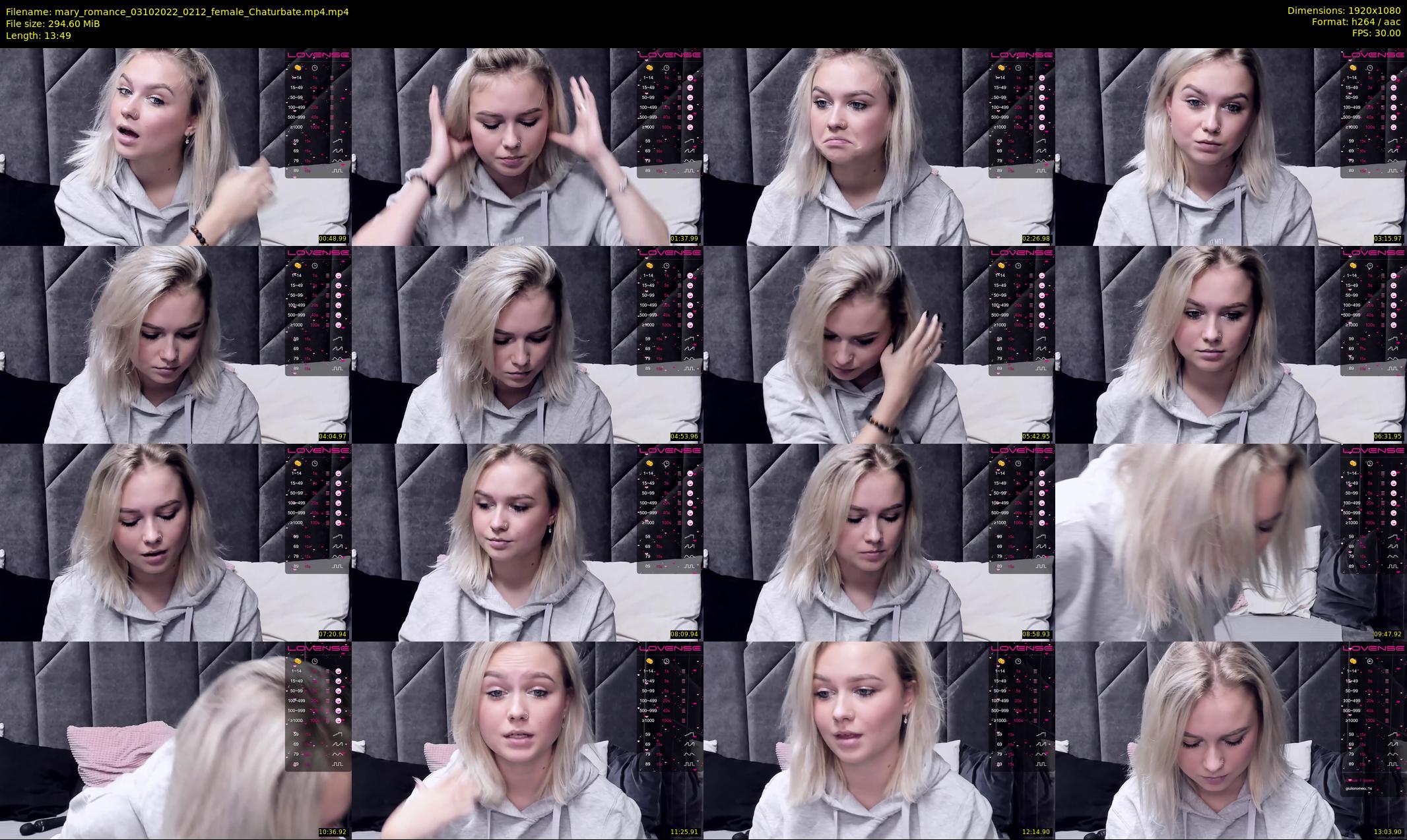 mary_romance — 14 minute Chaturbate female cam show recording, 1080p, Oct 3, 2022
