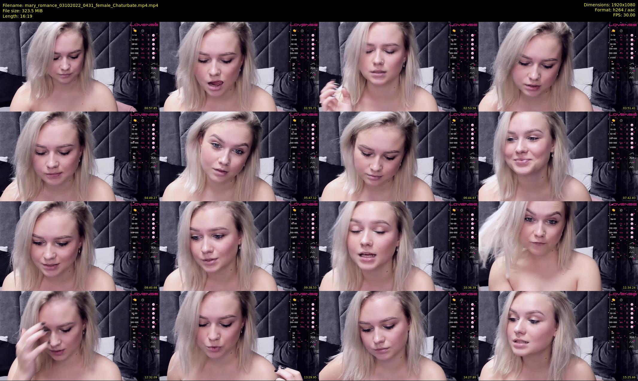 mary_romance — 17 minute Chaturbate female cam show recording, 1080p, Oct 3, 2022