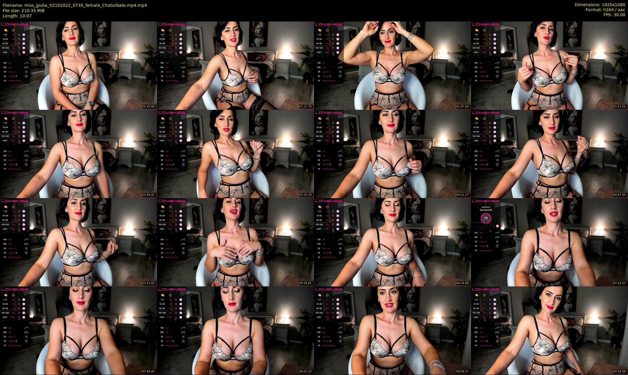 miss_giulia — 11 minute Chaturbate female cam show recording, 1080p, Oct 2, 2022