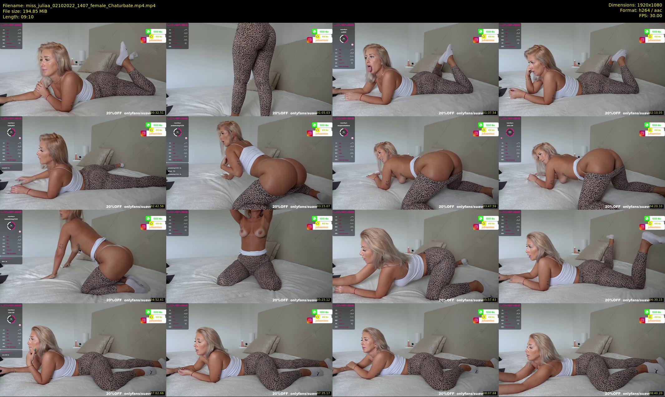 miss_juliaa — 10 minute Chaturbate female cam show recording, 1080p, Oct 2, 2022