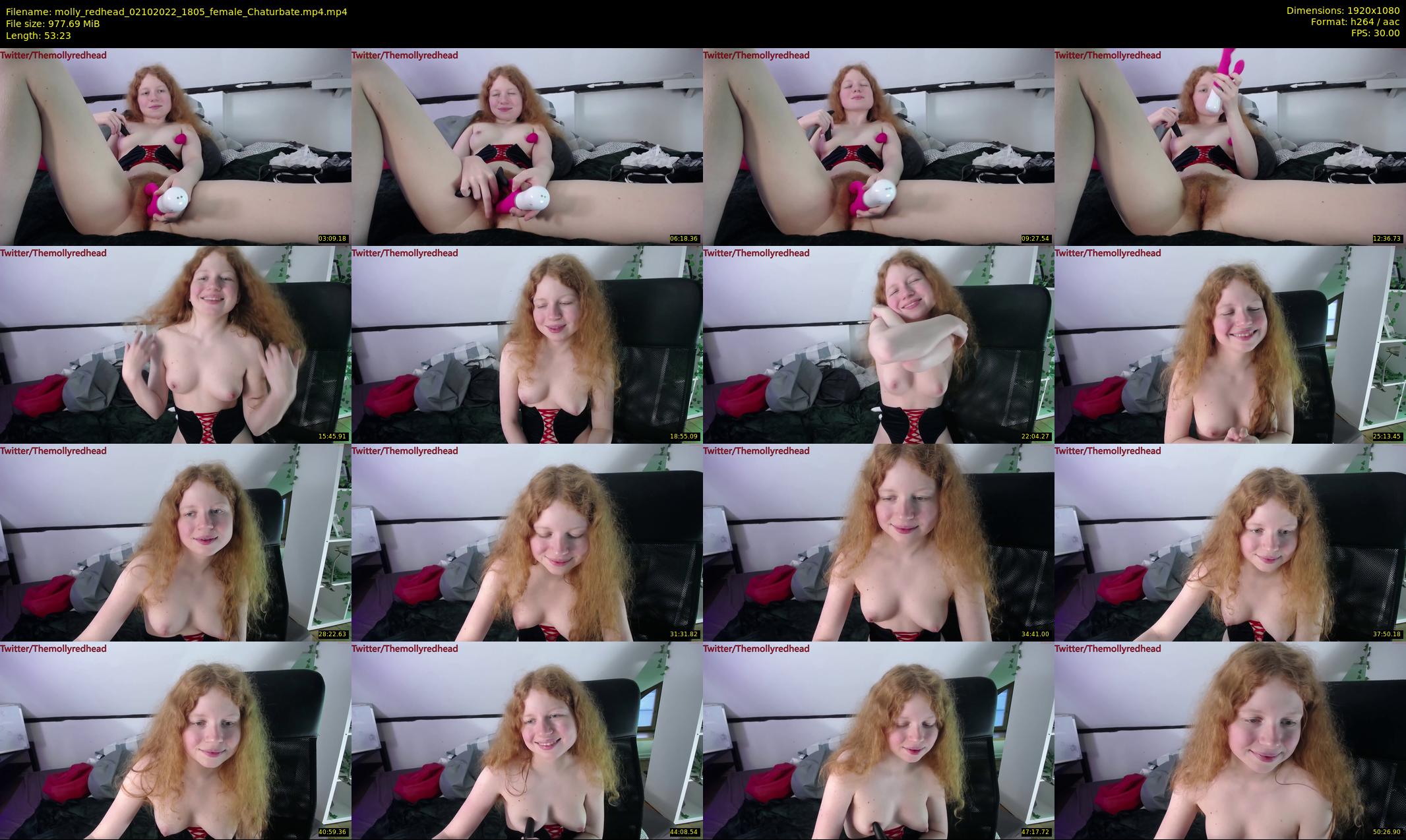 molly_redhead — 54 minute Chaturbate female cam show recording, 1080p, Oct 2, 2022