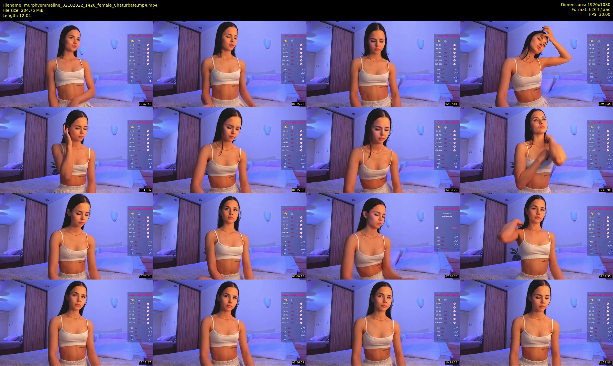 murphyemmeline — 13 minute Chaturbate female cam show recording, 1080p, Oct 2, 2022