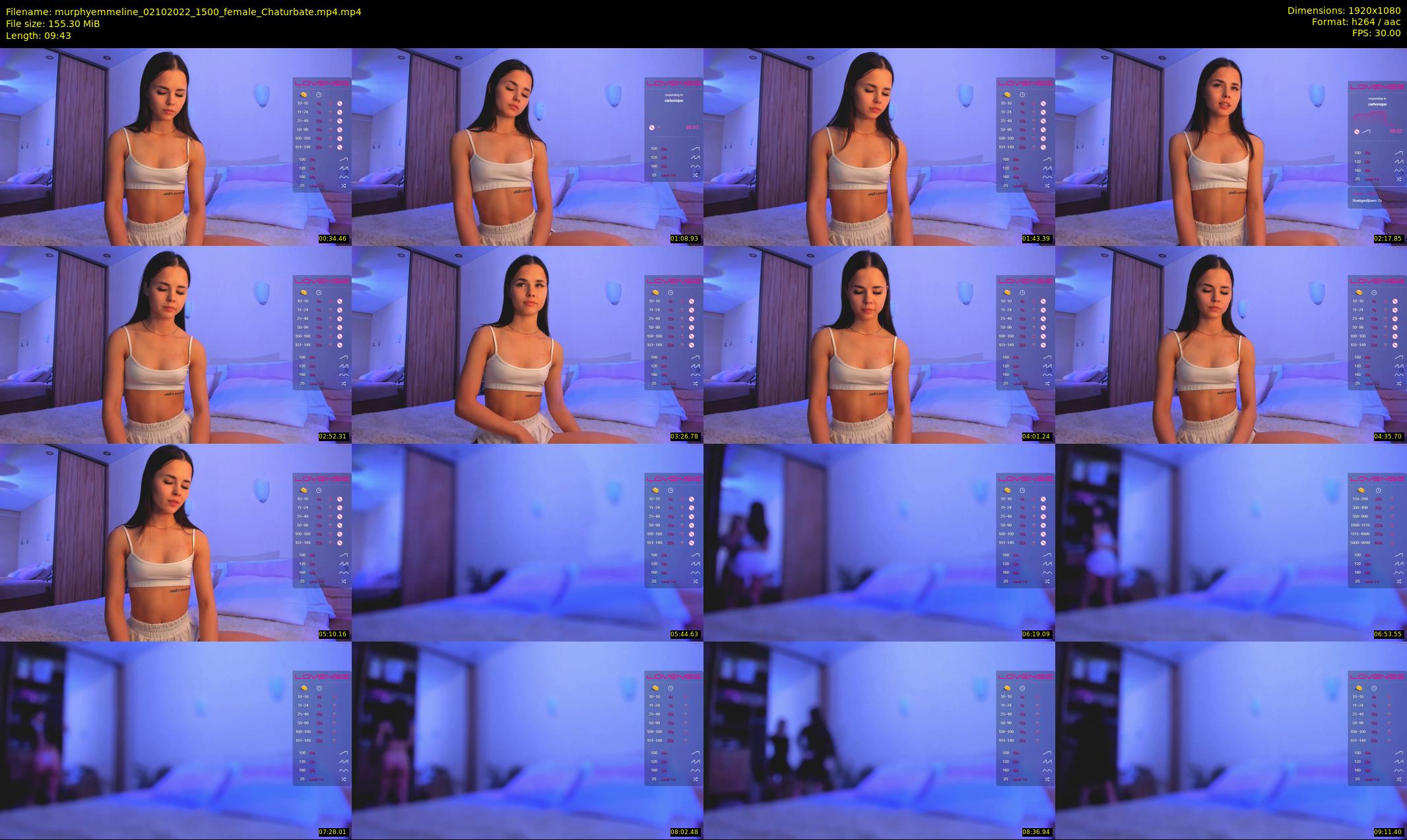 murphyemmeline — 10 minute Chaturbate female cam show recording, 1080p, Oct 2, 2022