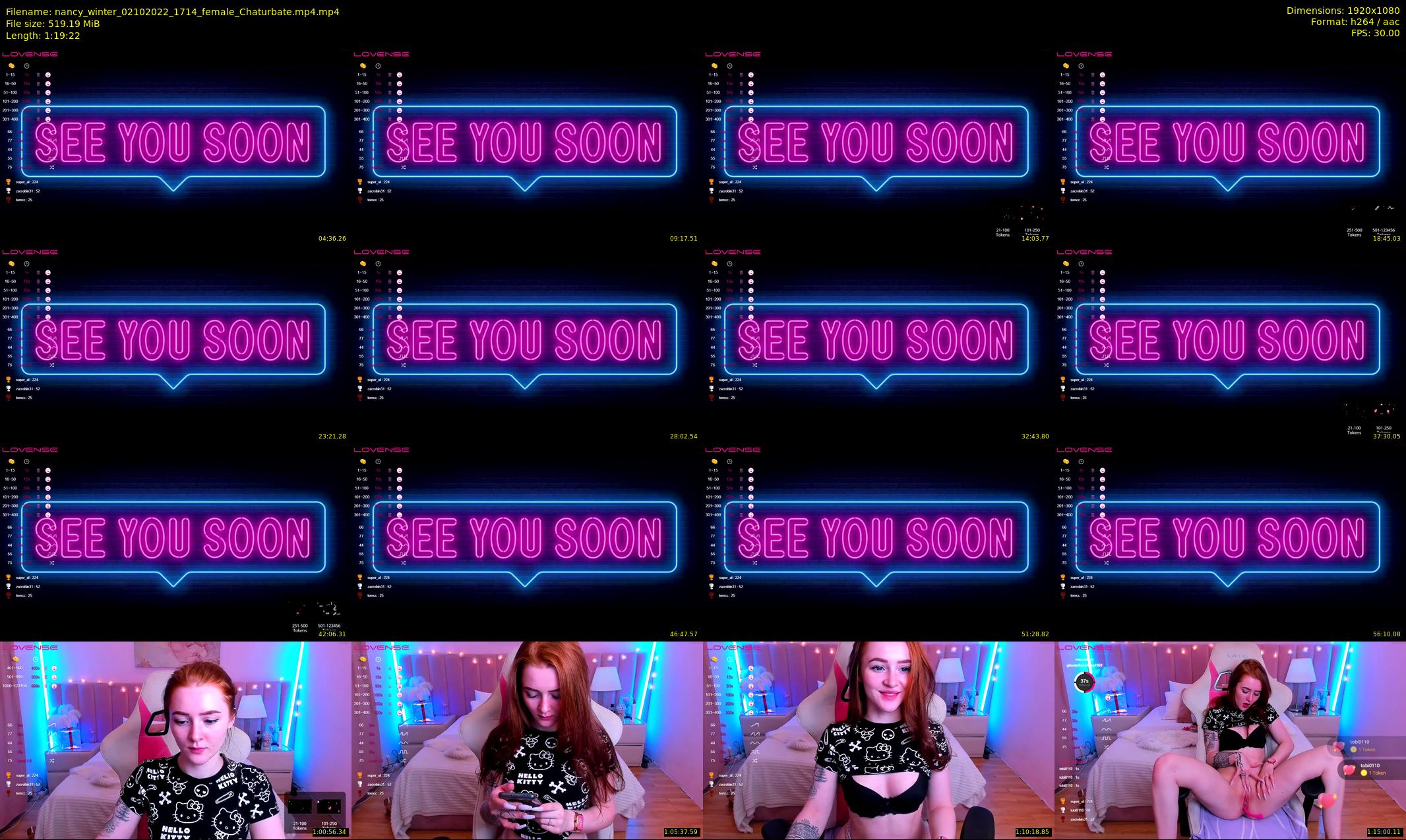 nancy_winter — 80 minute Chaturbate female cam show recording, 1080p, Oct 2, 2022