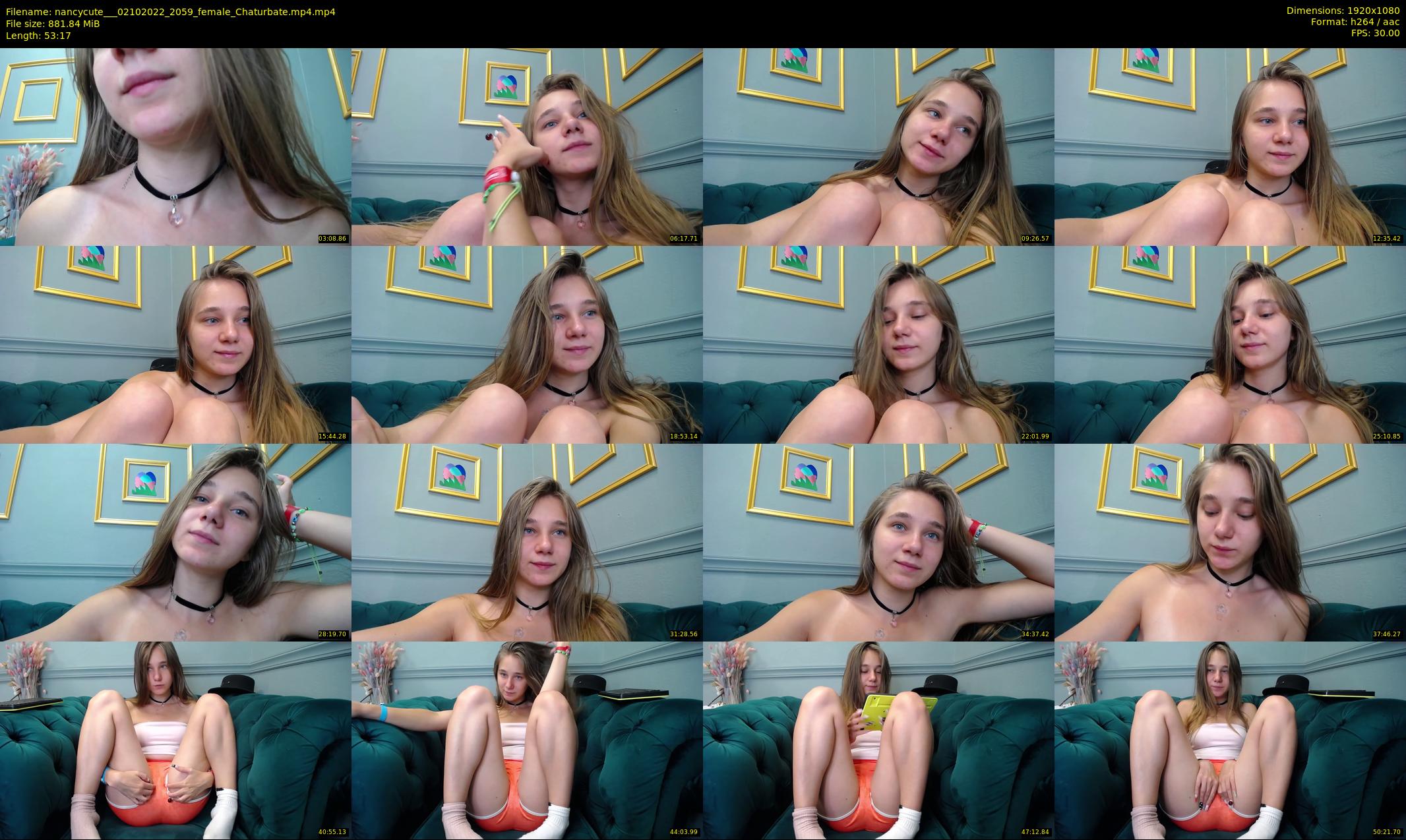 nancycute__ — 54 minute Chaturbate female cam show recording, 1080p, Oct 2, 2022