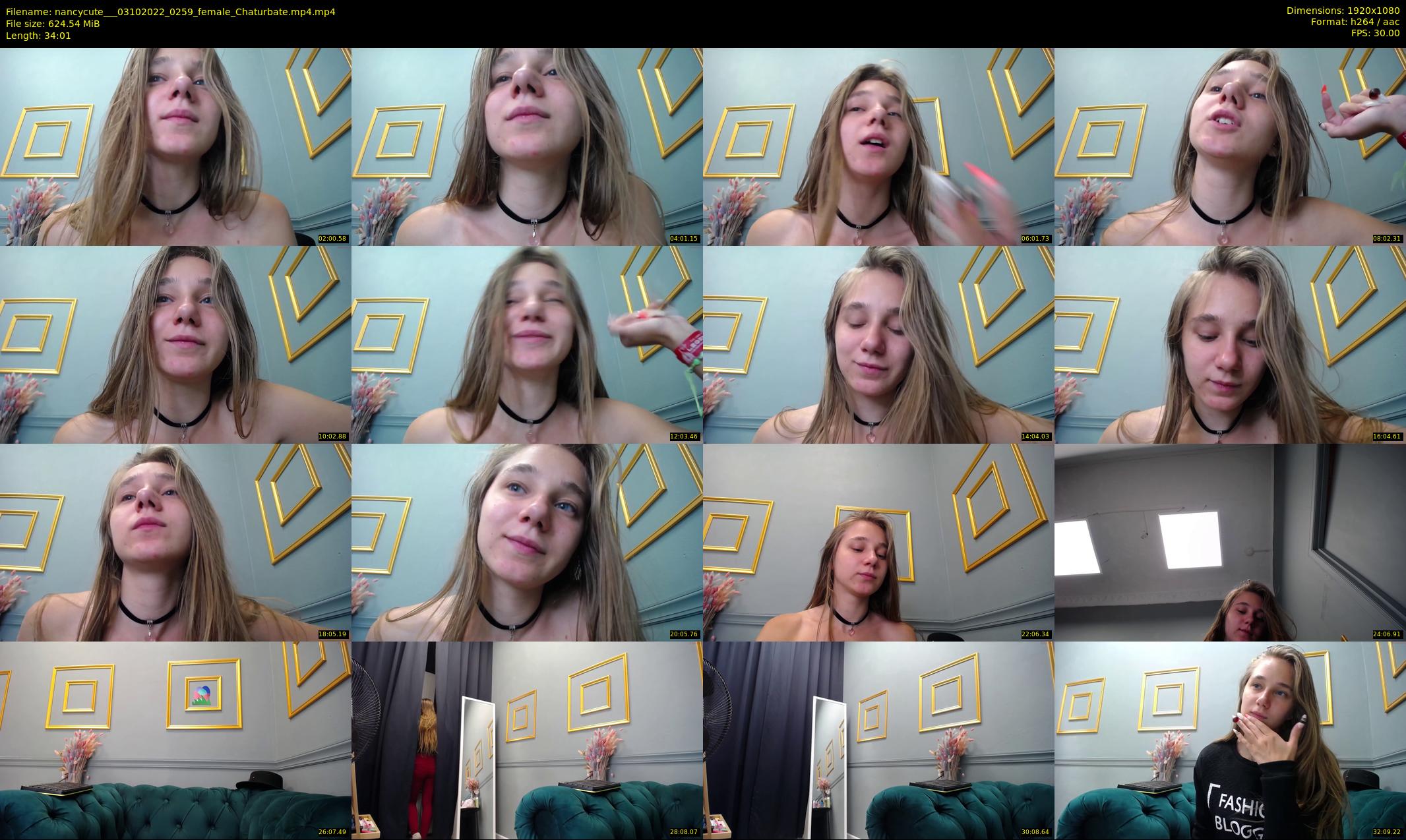 nancycute__ — 35 minute Chaturbate female cam show recording, 1080p, Oct 3, 2022