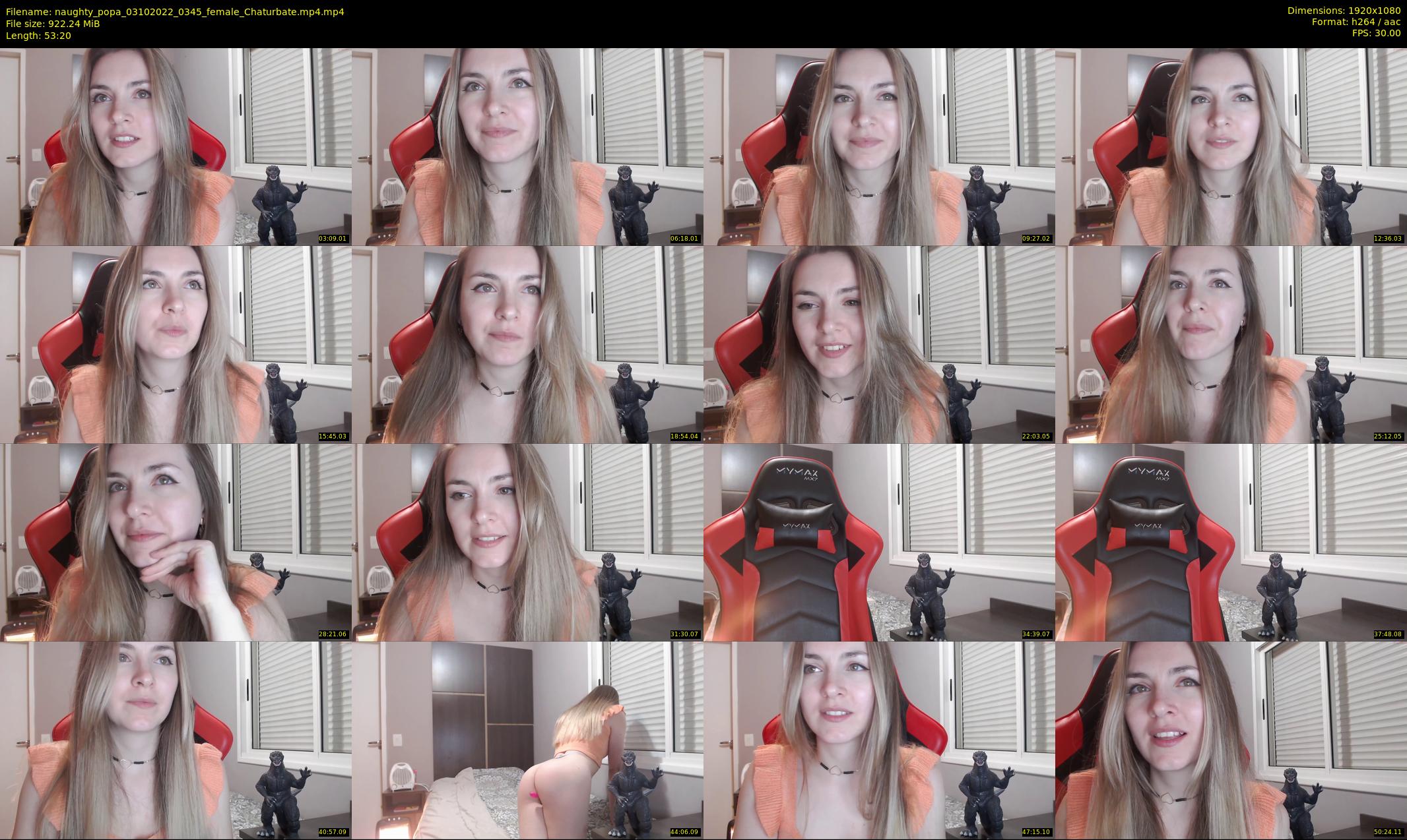 naughty_popa — 54 minute Chaturbate female cam show recording, 1080p, Oct 3, 2022