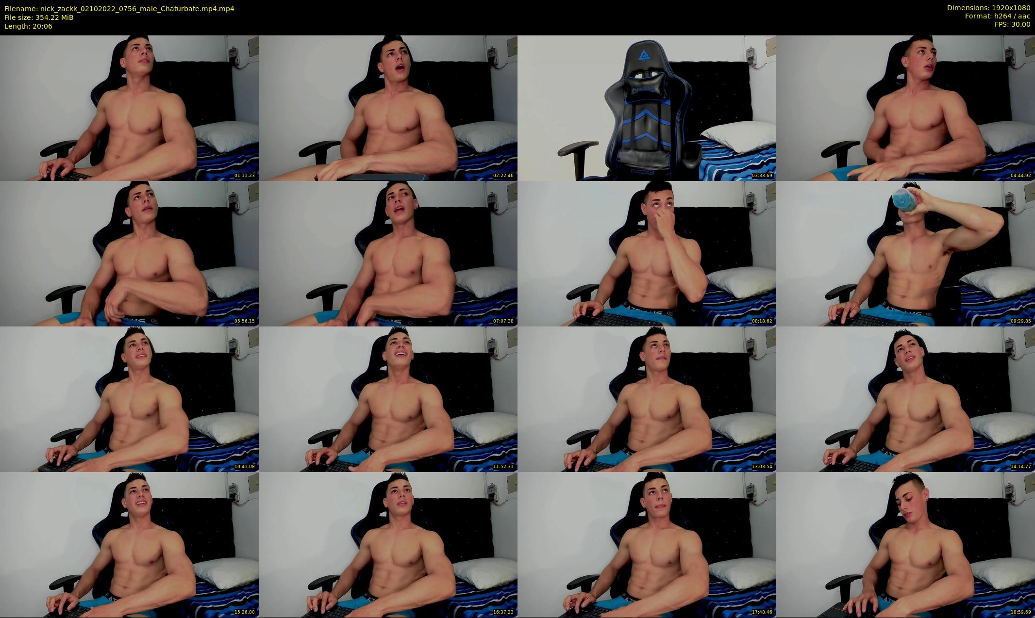 nick_zackk — 21 minute Chaturbate male cam show recording, 1080p, Oct 2, 2022