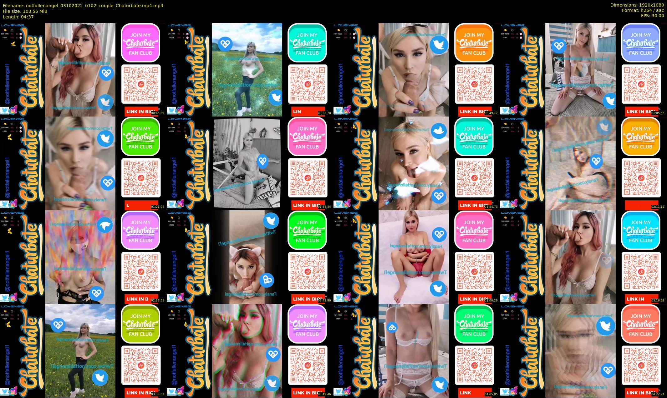 notfallenangel — 5 minute Chaturbate couple cam show recording, 1080p, Oct 3, 2022