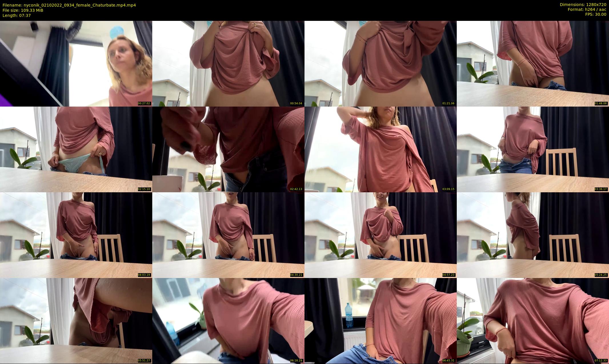 nyconik — 8 minute Chaturbate female cam show recording, 720p, Oct 2, 2022
