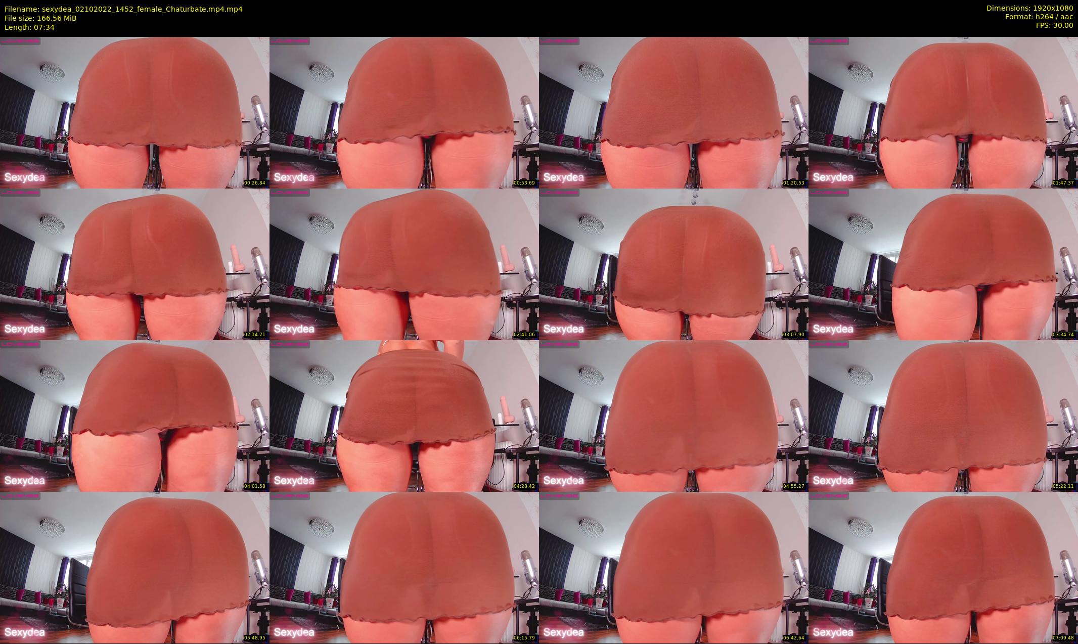 sexydea — 8 minute Chaturbate female cam show recording, 1080p, Oct 2, 2022