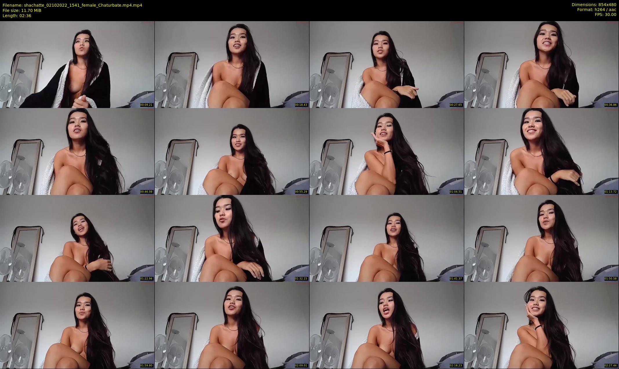 shachatte — 3 minute Chaturbate couple cam show recording, 480p, Oct 2, 2022