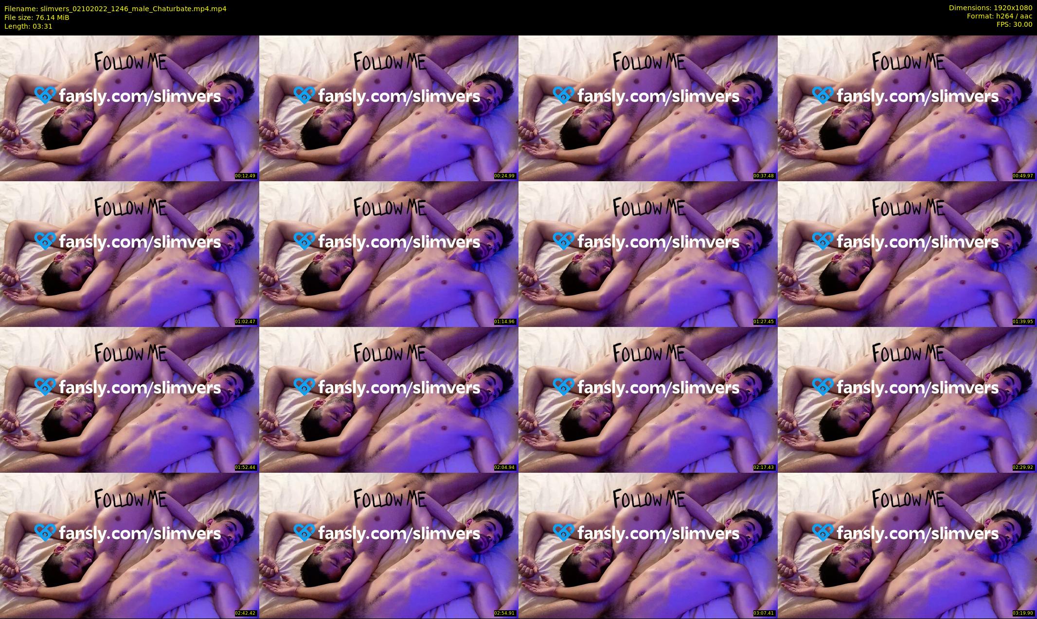 slimvers — 4 minute Chaturbate male cam show recording, 1080p, Oct 2, 2022