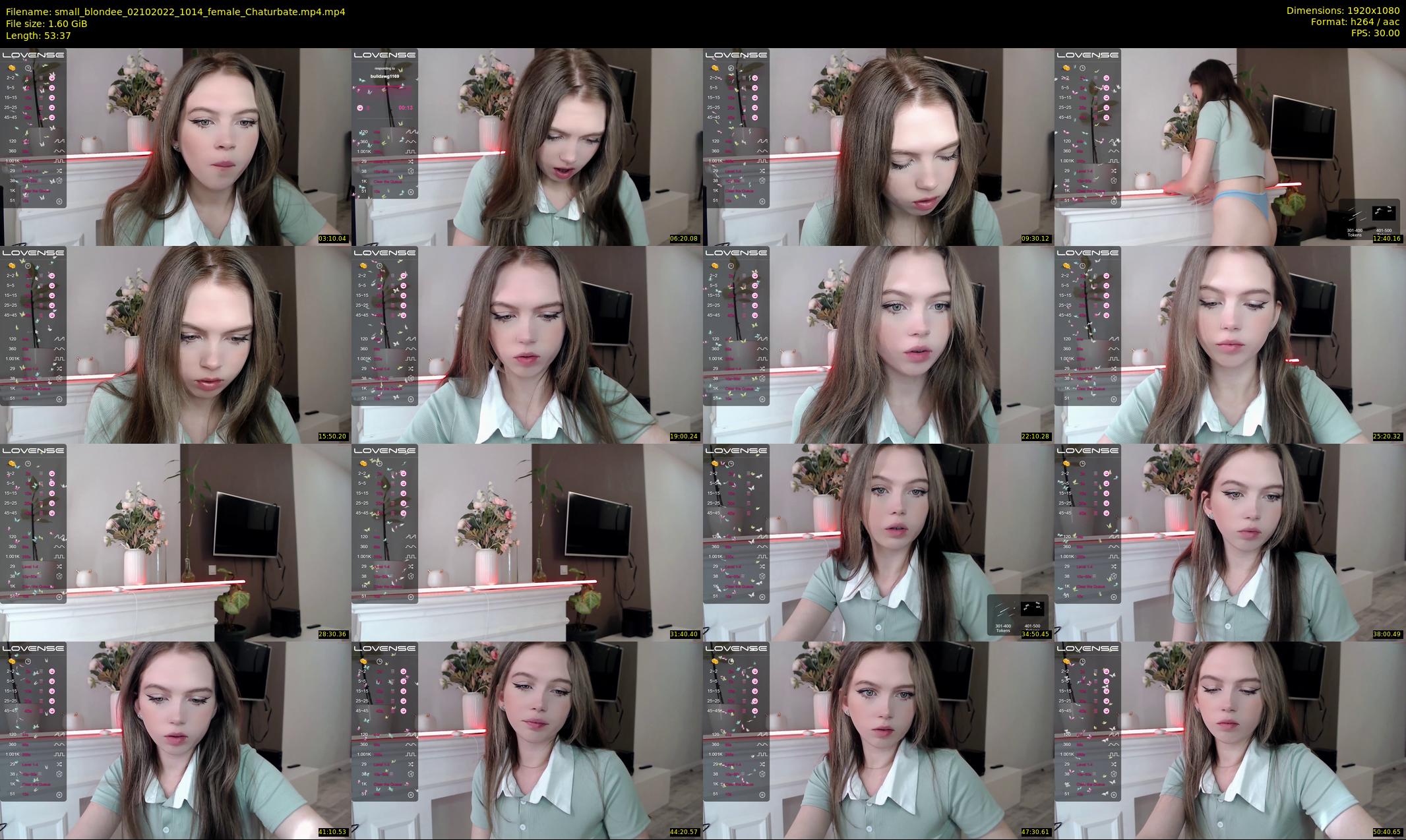 small_blondee — 54 minute Chaturbate female cam show recording, 1080p, Oct 2, 2022