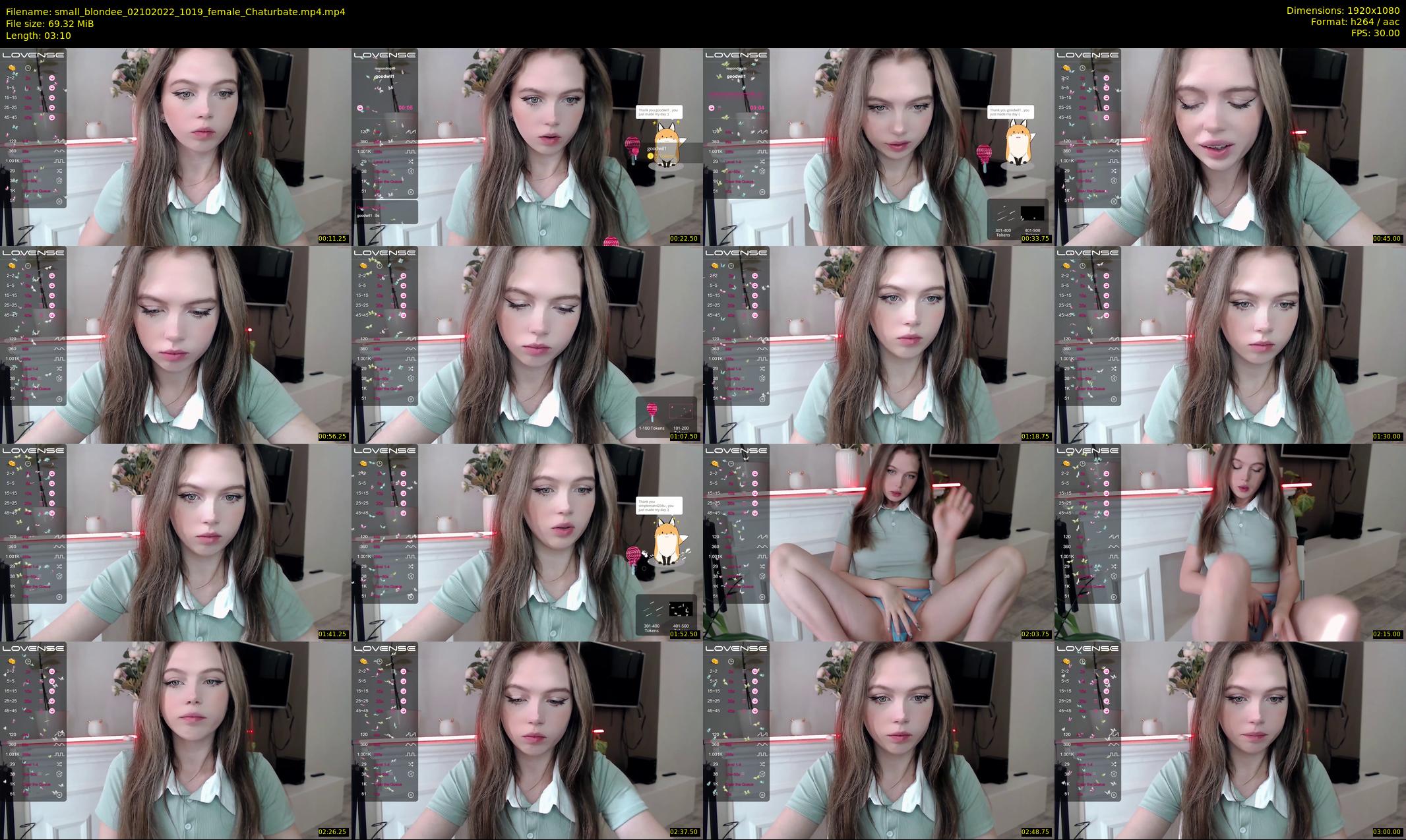 small_blondee — 4 minute Chaturbate female cam show recording, 1080p, Oct 2, 2022