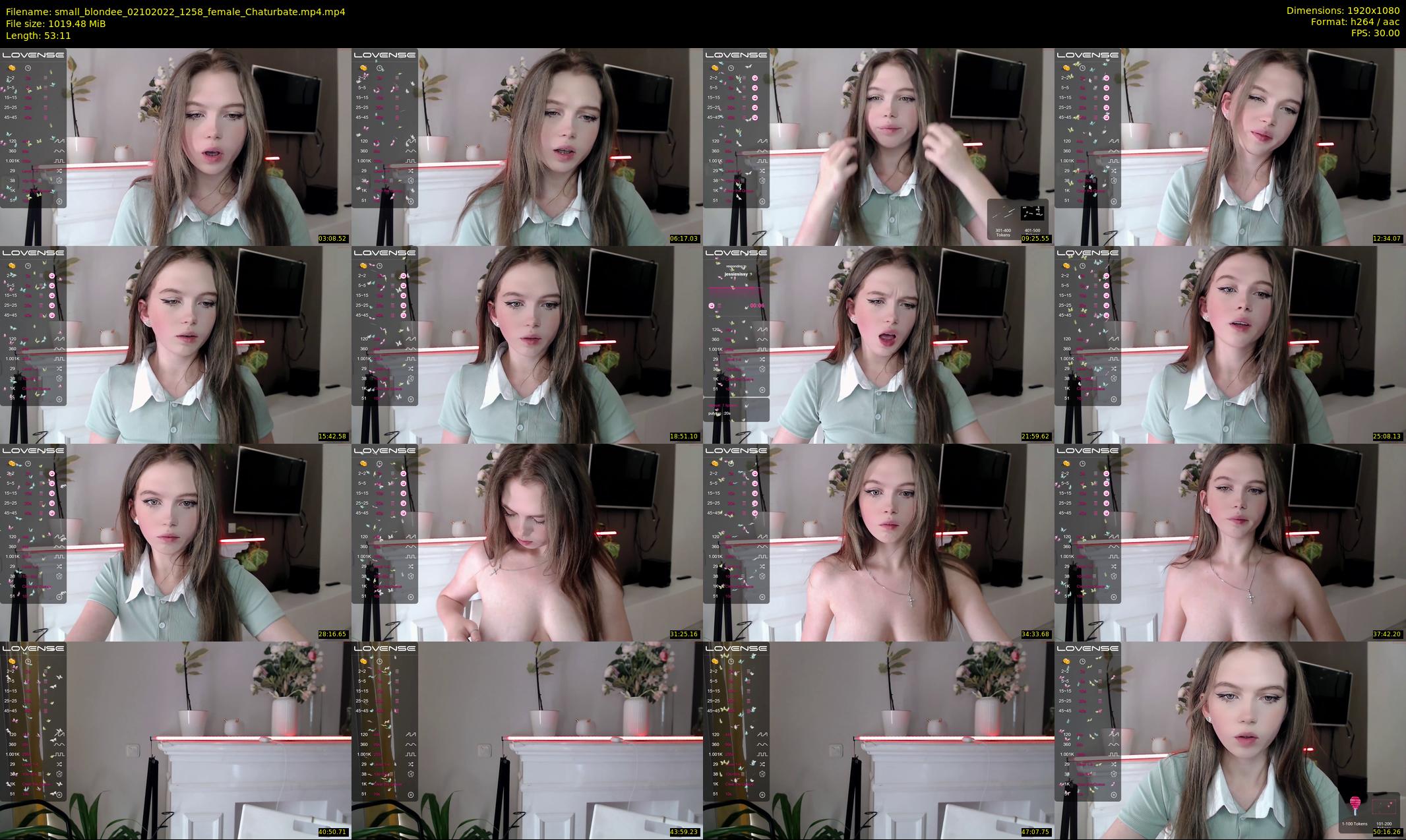 small_blondee — 54 minute Chaturbate female cam show recording, 1080p, Oct 2, 2022