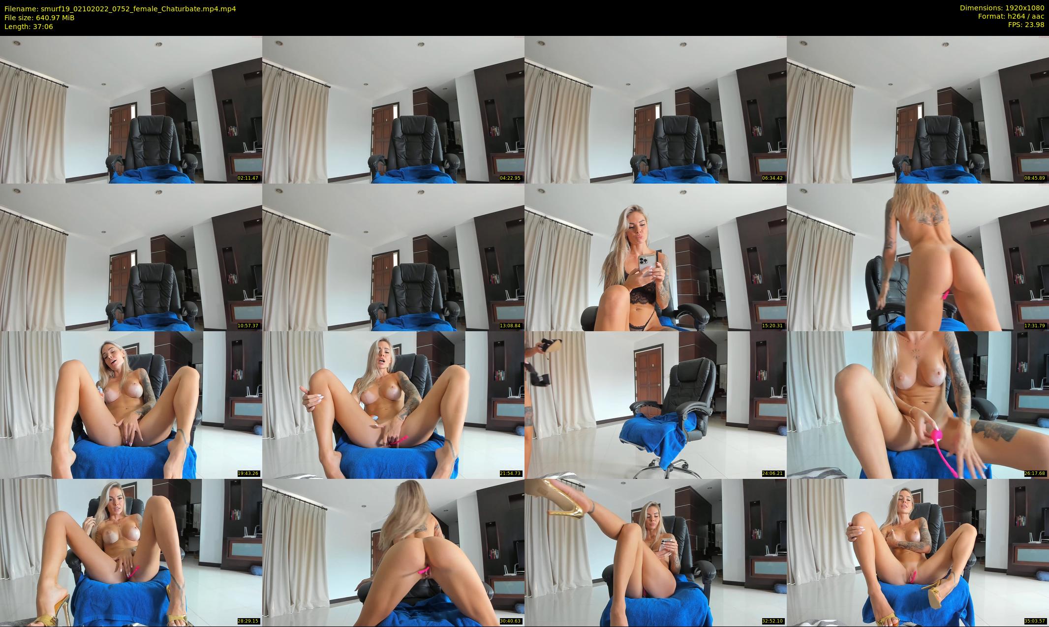 smurf19 — 38 minute Chaturbate female cam show recording, 1080p, Oct 2, 2022