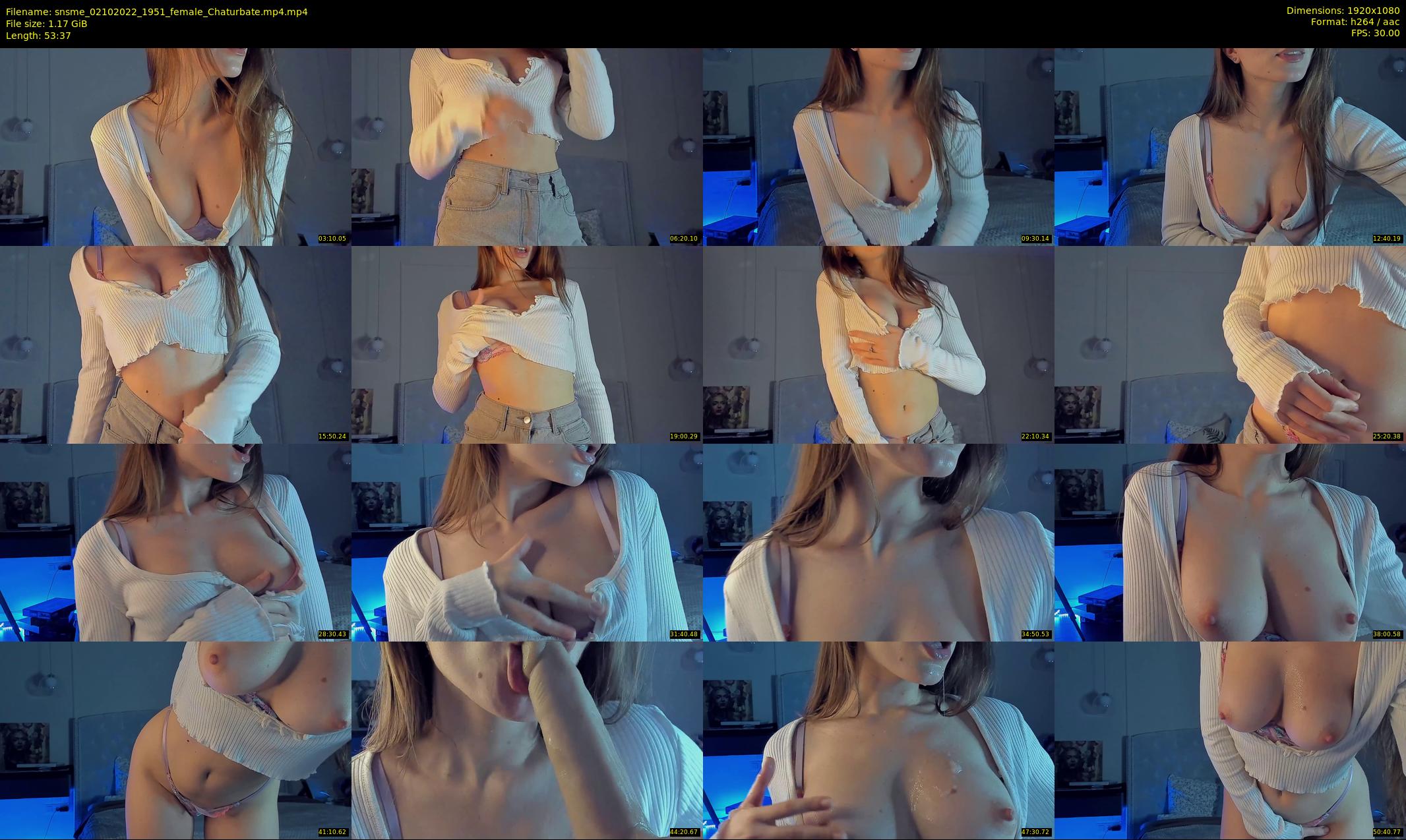 snsme — 54 minute Chaturbate female cam show recording, 1080p, Oct 2, 2022
