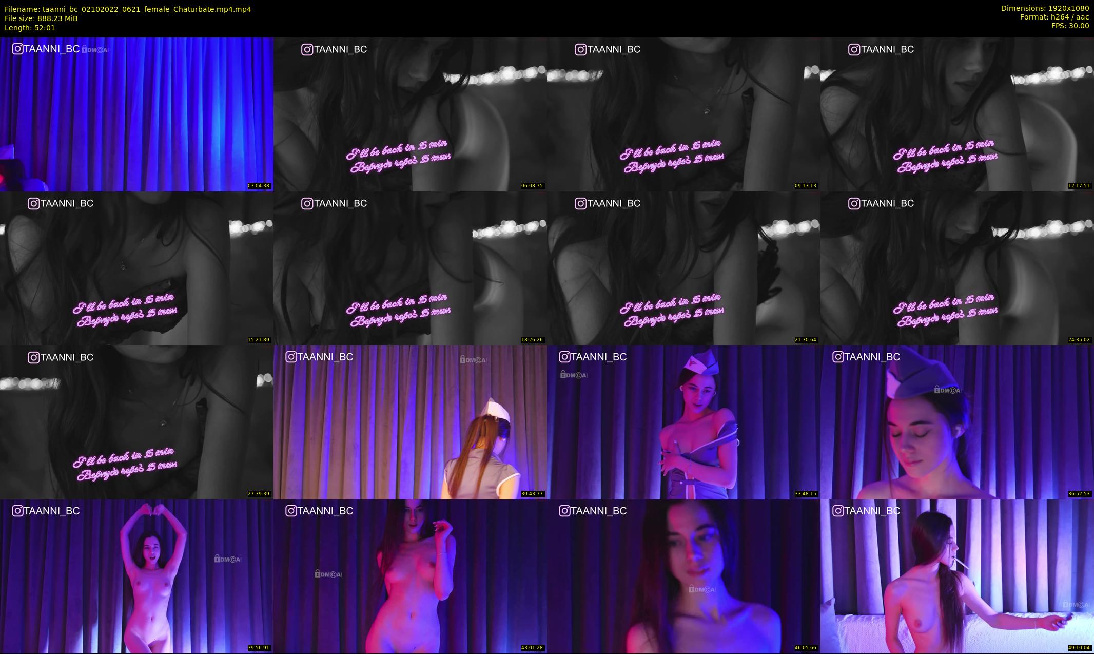 taanni_bc — 53 minute Chaturbate female cam show recording, 1080p, Oct 2, 2022