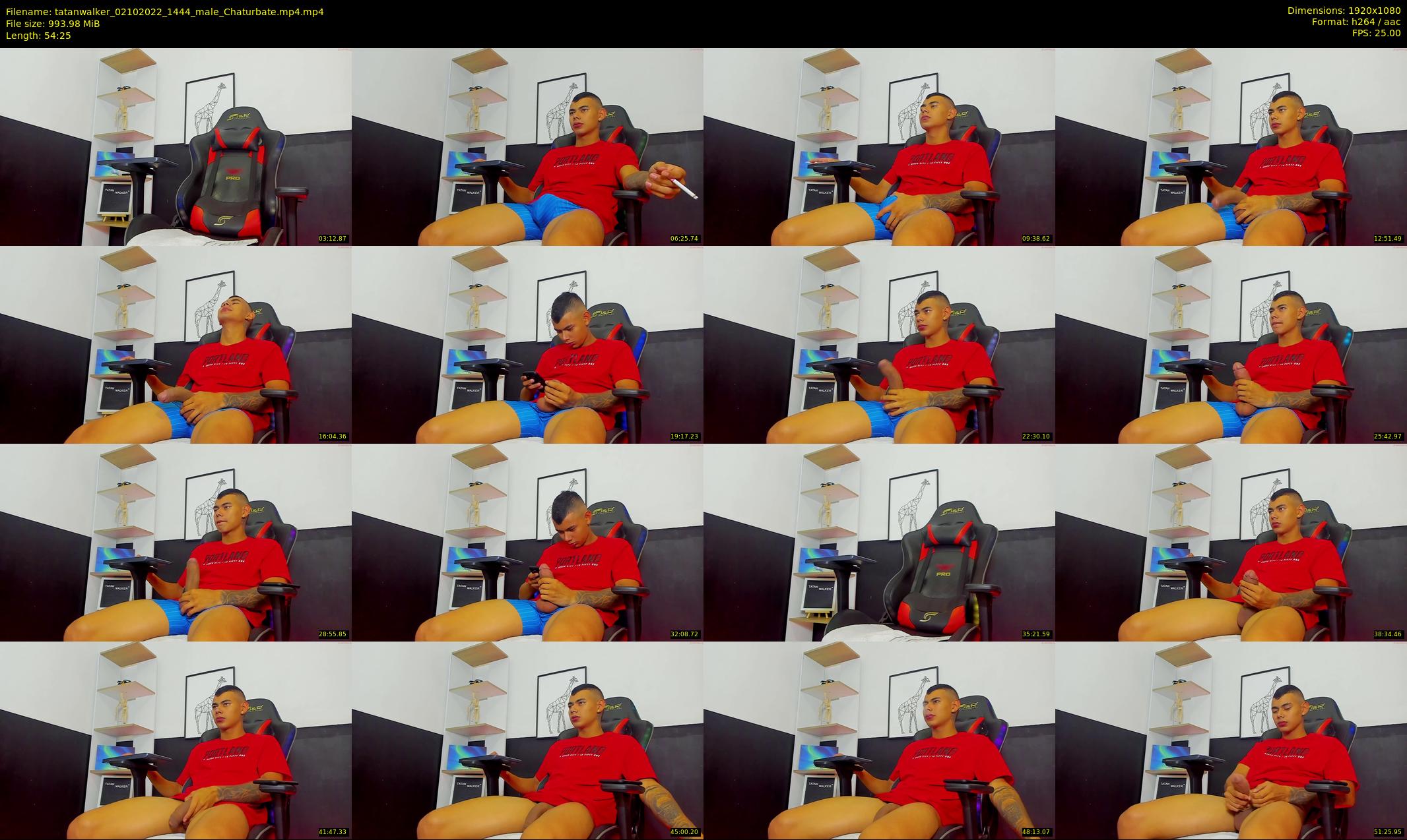 tatanwalker — 55 minute Chaturbate male cam show recording, 1080p, Oct 2, 2022