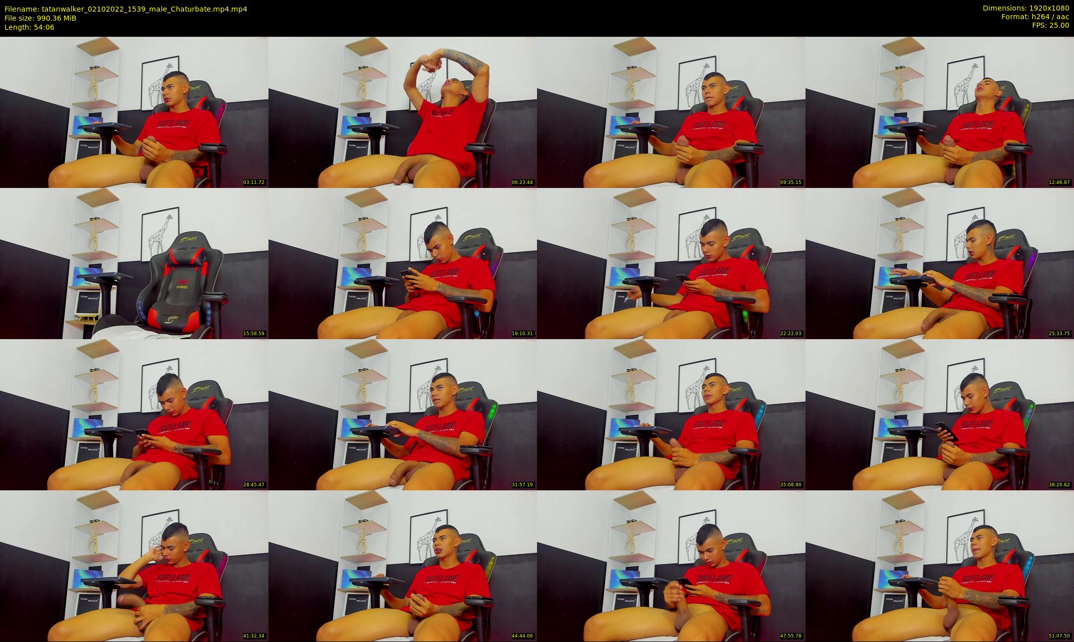 tatanwalker — 55 minute Chaturbate male cam show recording, 1080p, Oct 2, 2022