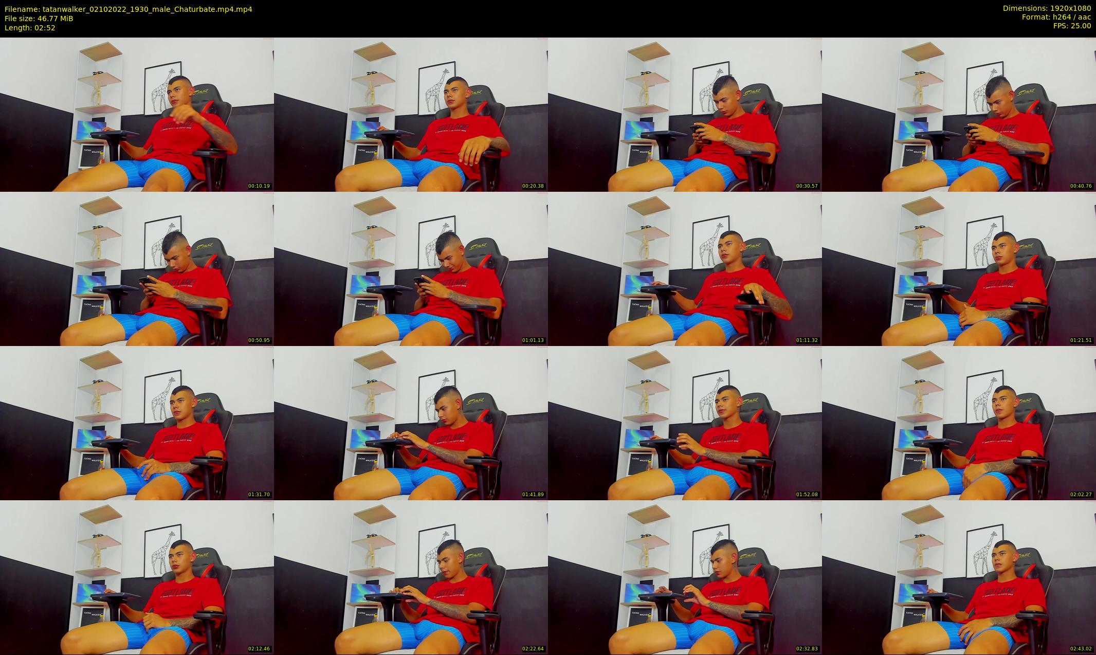 tatanwalker — 3 minute Chaturbate male cam show recording, 1080p, Oct 2, 2022