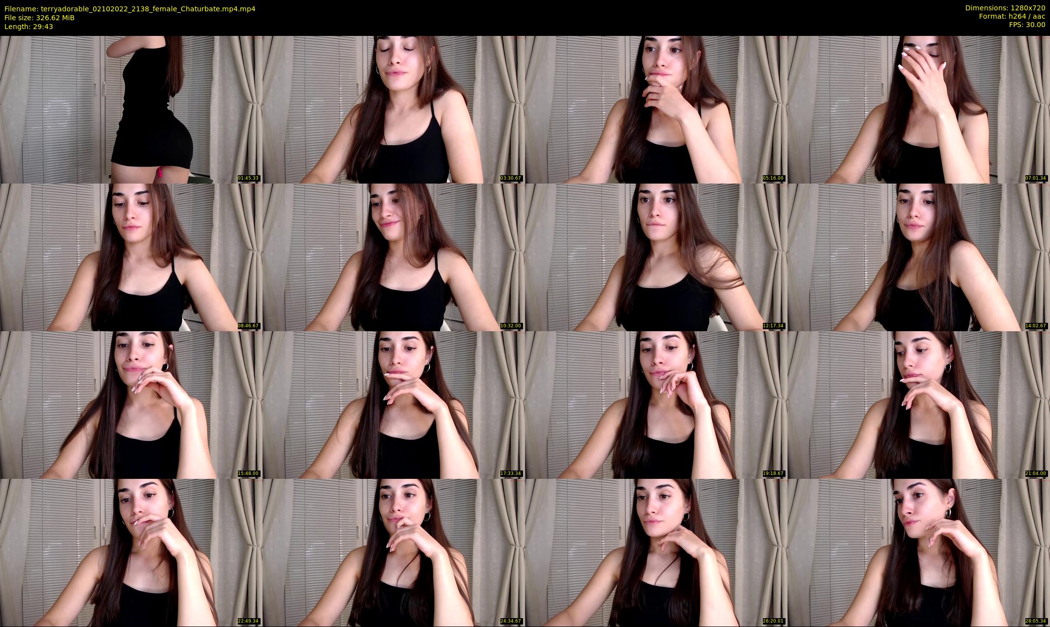 terryadorable — 30 minute Chaturbate female cam show recording, 720p, Oct 2, 2022