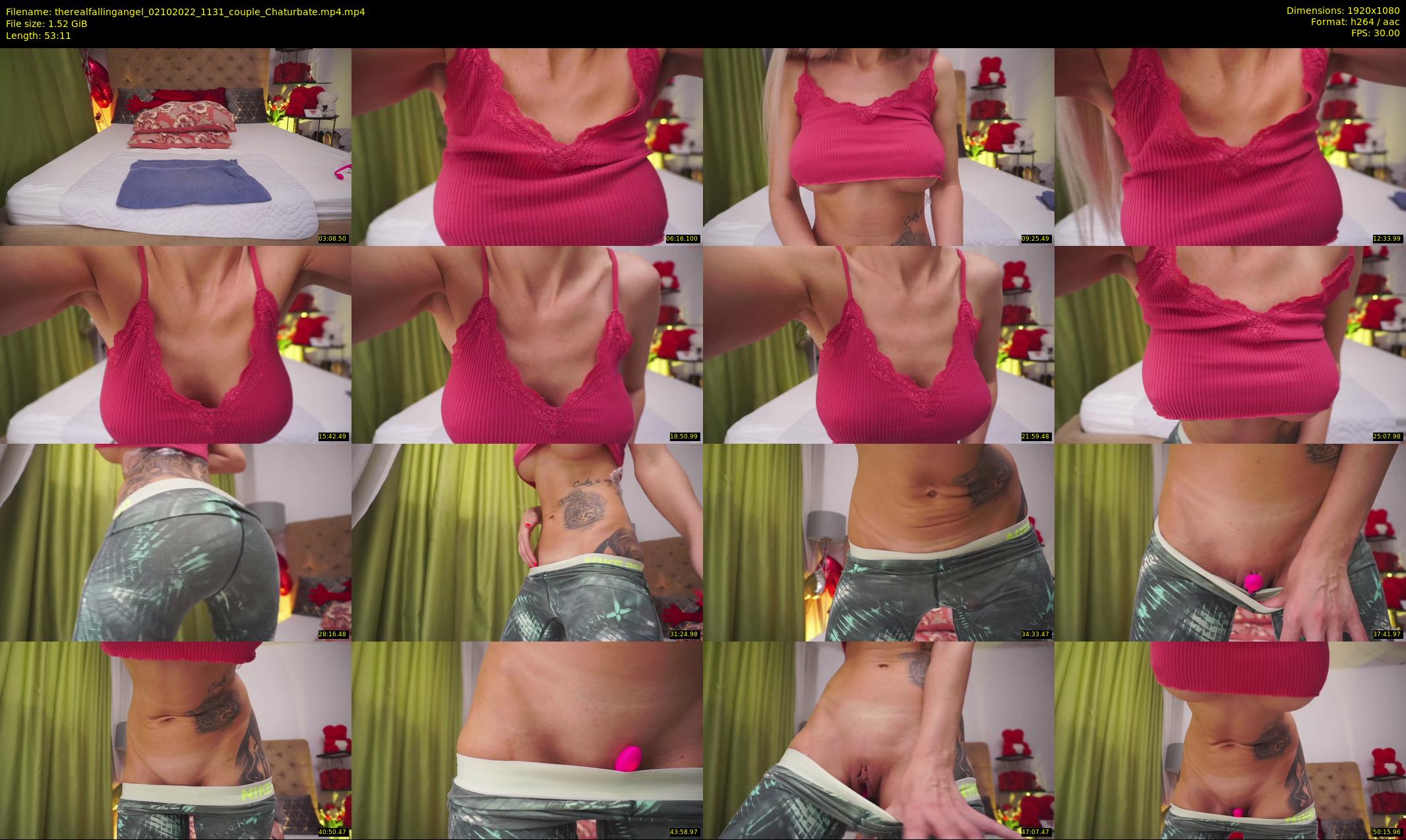 therealfallingangel — 54 minute Chaturbate female cam show recording, 1080p, Oct 2, 2022
