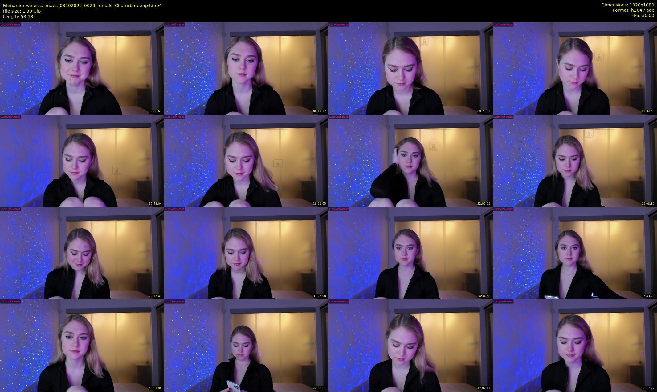 vanessa_maes — 54 minute Chaturbate female cam show recording, 1080p, Oct 3, 2022