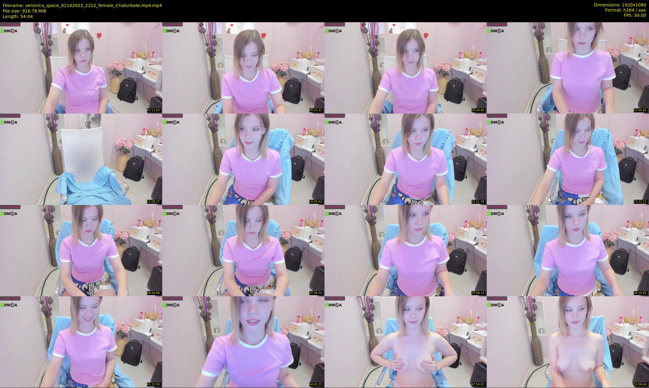 veronica_space — 55 minute Chaturbate female cam show recording, 1080p, Oct 2, 2022
