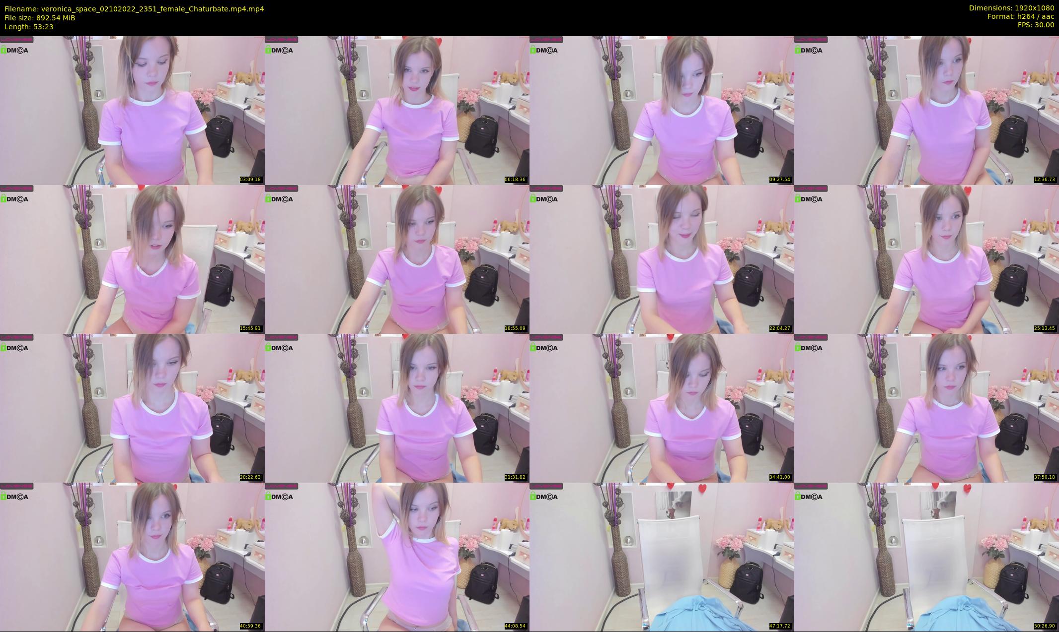 veronica_space — 54 minute Chaturbate female cam show recording, 1080p, Oct 2, 2022