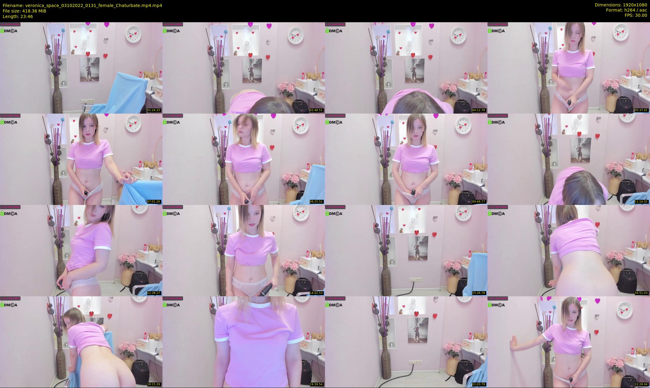 veronica_space — 24 minute Chaturbate female cam show recording, 1080p, Oct 3, 2022
