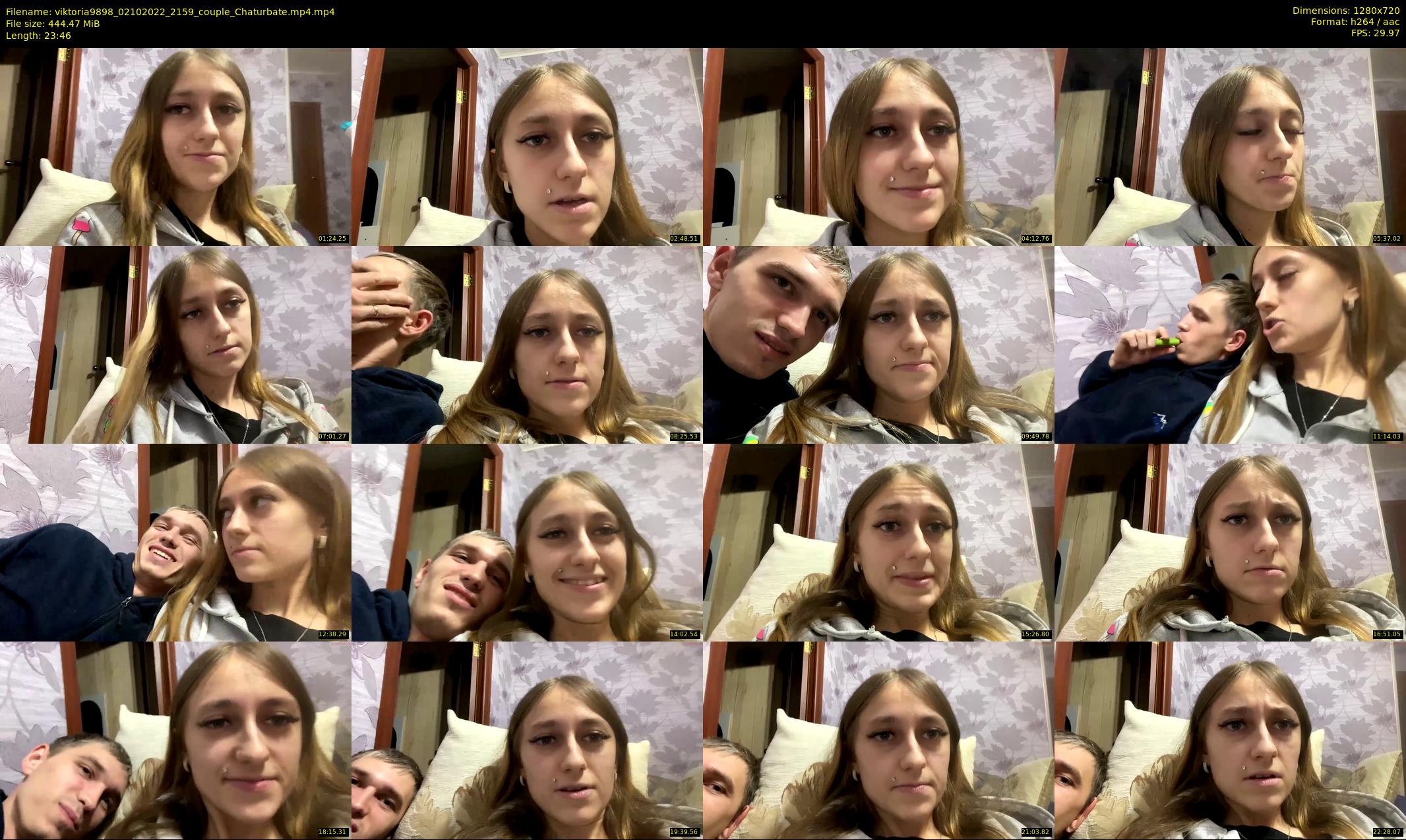 viktoria9898 — 24 minute Chaturbate couple cam show recording, 720p, Oct 2, 2022