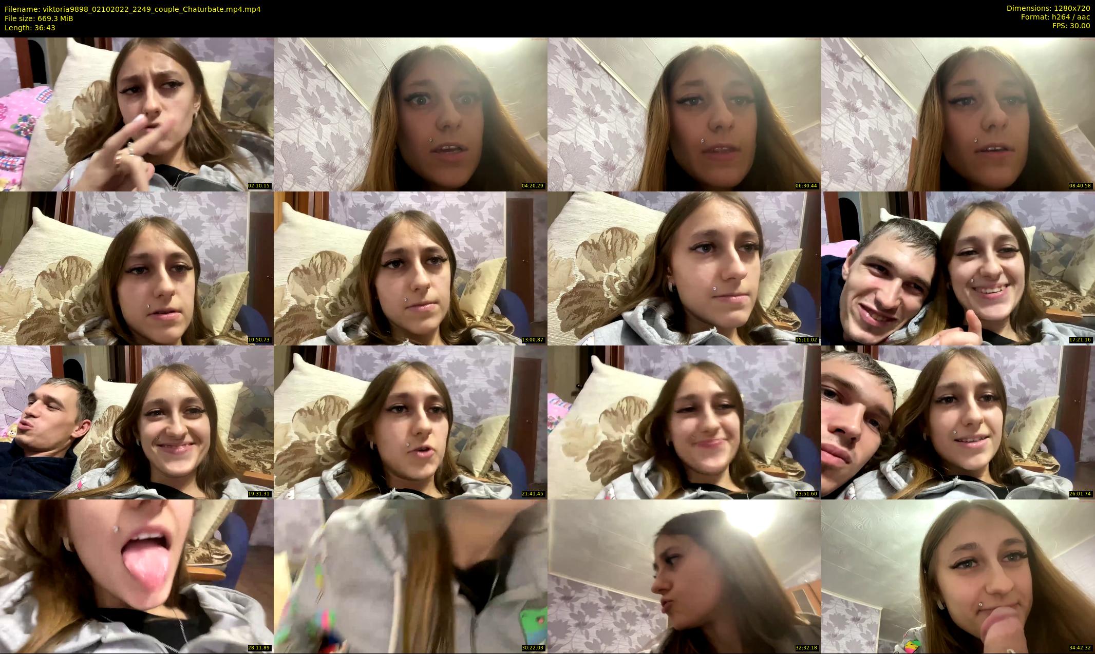 viktoria9898 — 37 minute Chaturbate couple cam show recording, 720p, Oct 2, 2022