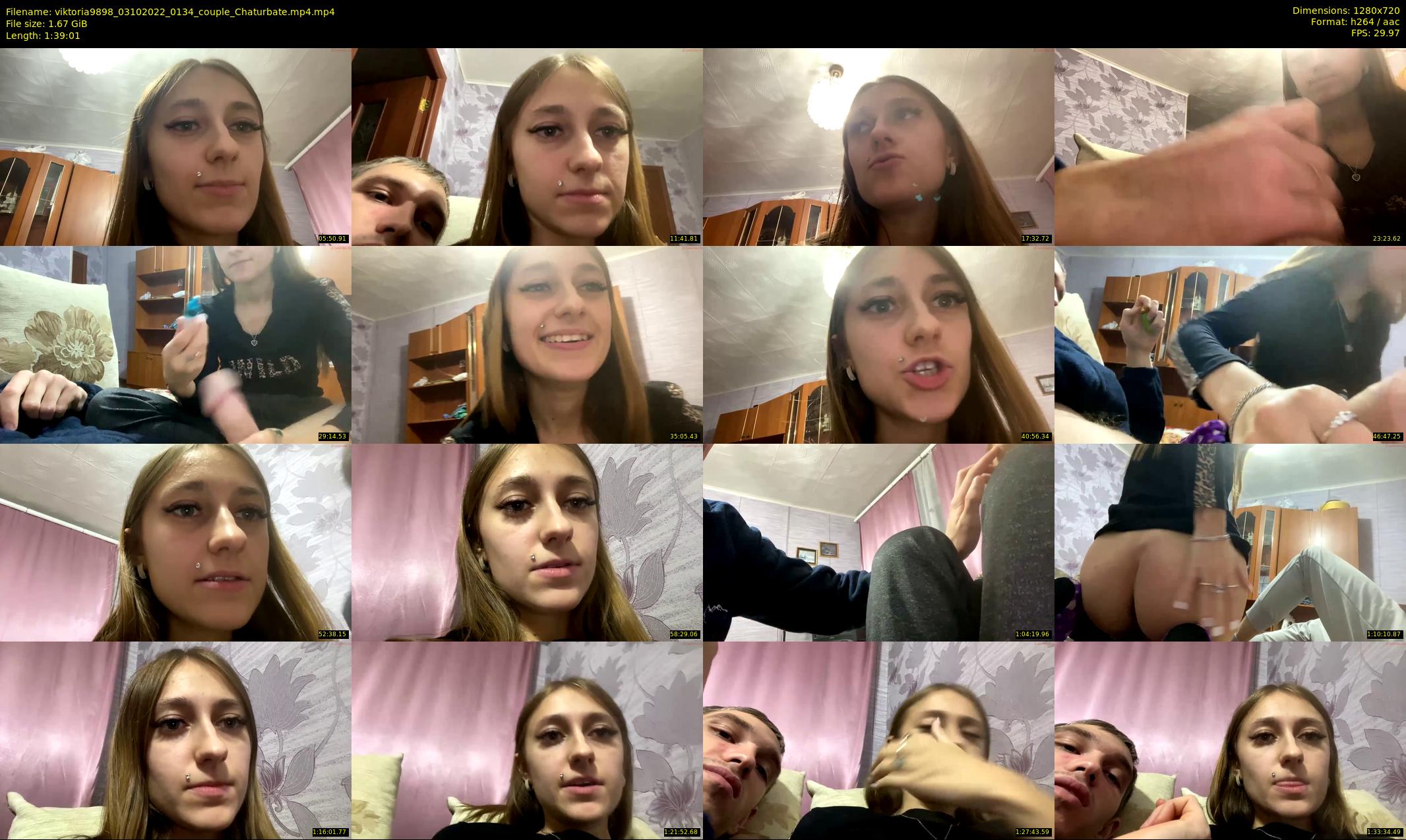 viktoria9898 — 100 minute Chaturbate couple cam show recording, 720p, Oct 3, 2022